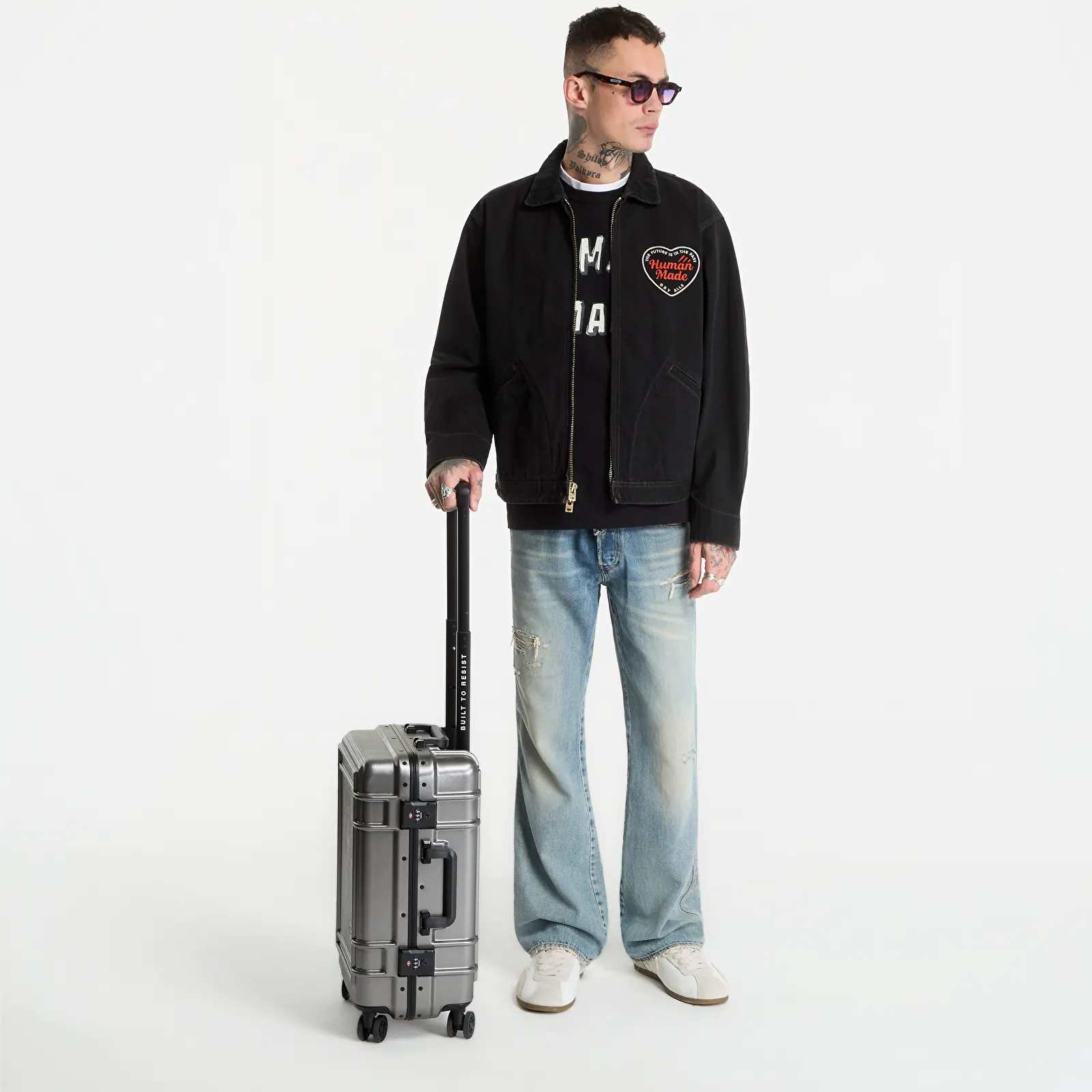 Vestes  Human Made Zip-Up Work Jacket UNISEX Black