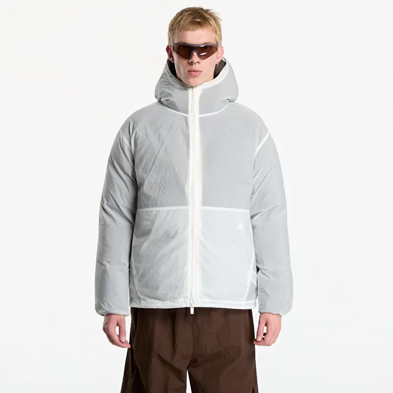 Jachetă adidas x Arte Antwerp Puffer Jacket Shadow Olive/ Off White