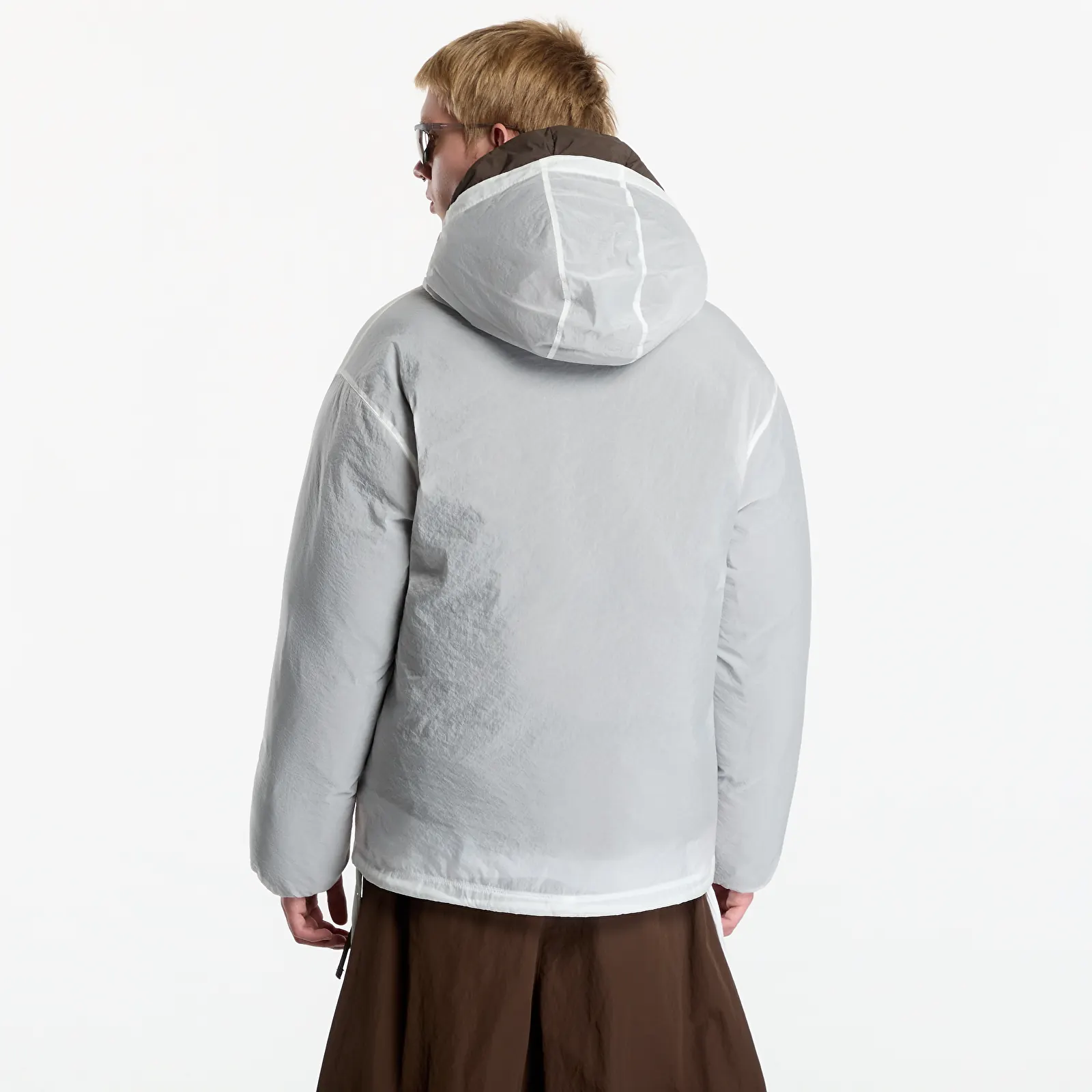 Kurtki adidas x Arte Antwerp Puffer Jacket Shadow Olive/ Off White