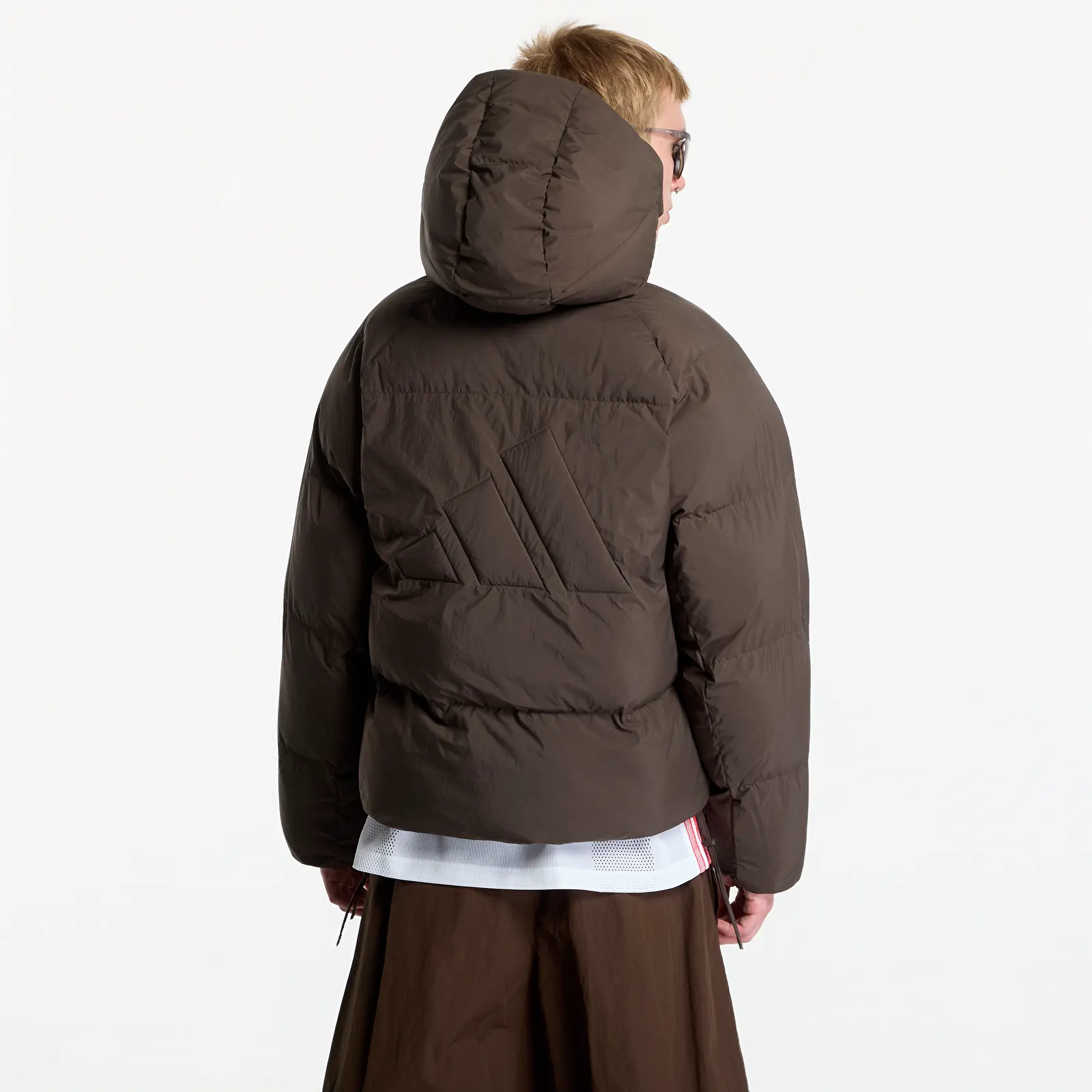 Kurtki adidas x Arte Antwerp Puffer Jacket Shadow Olive/ Off White
