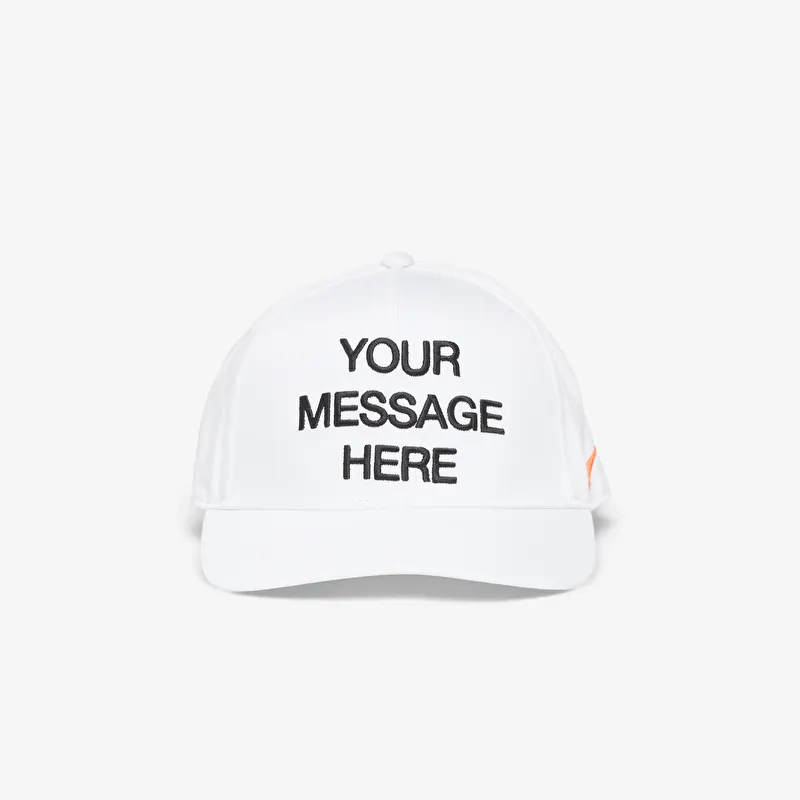Nike Rise Structured A-Frame Cap White/ Black/ Safety Orange