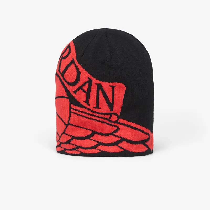 Καπέλο Jordan Peak Beanie Black/ University Red
