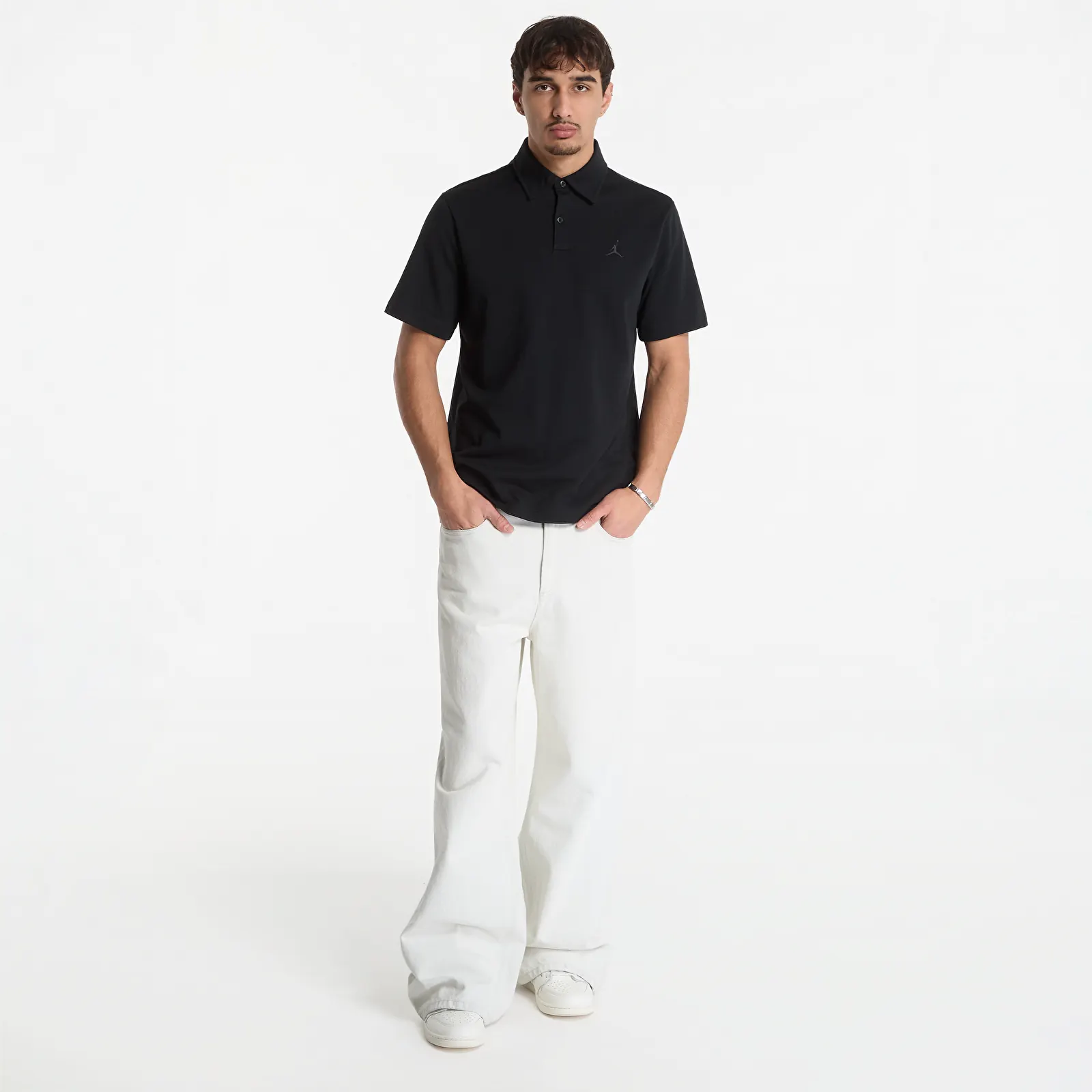 Trička Jordan Sport Dri-FIT Golf Polo Black/ Black
