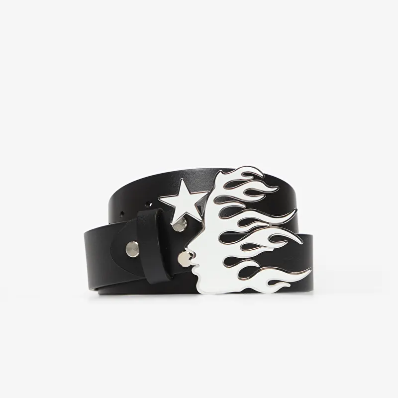 Ceinture Hellstar Flame Girl Logo Belt Black