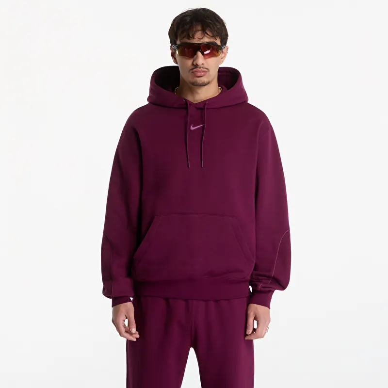 Mikina Nike x NOCTA Fleece CS Hoodie 2 Bordeaux/ Light Bordeaux