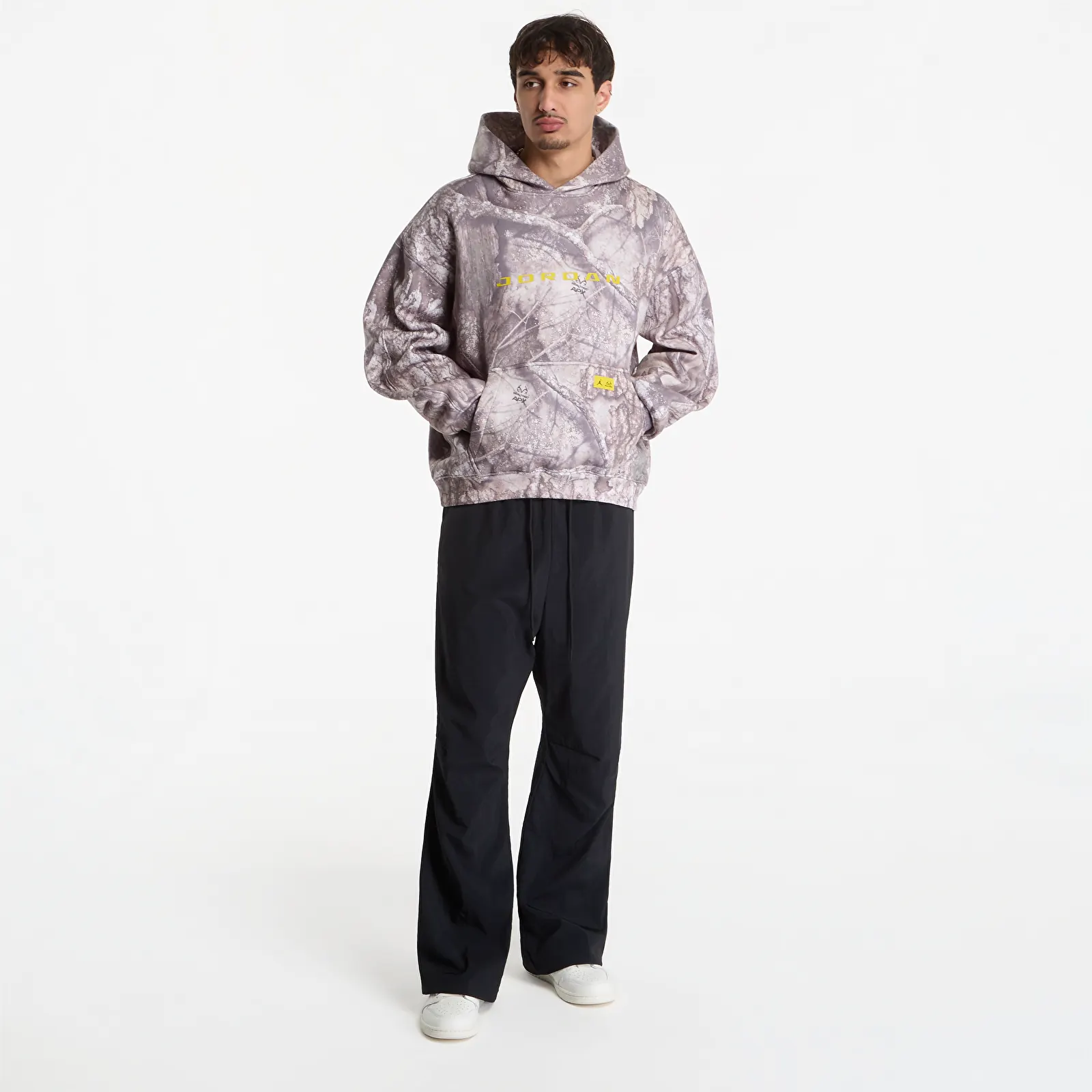 Sweatshirts Jordan Brooklyn Realtree Fleece Pullover Hoodie White/ Bright Citron