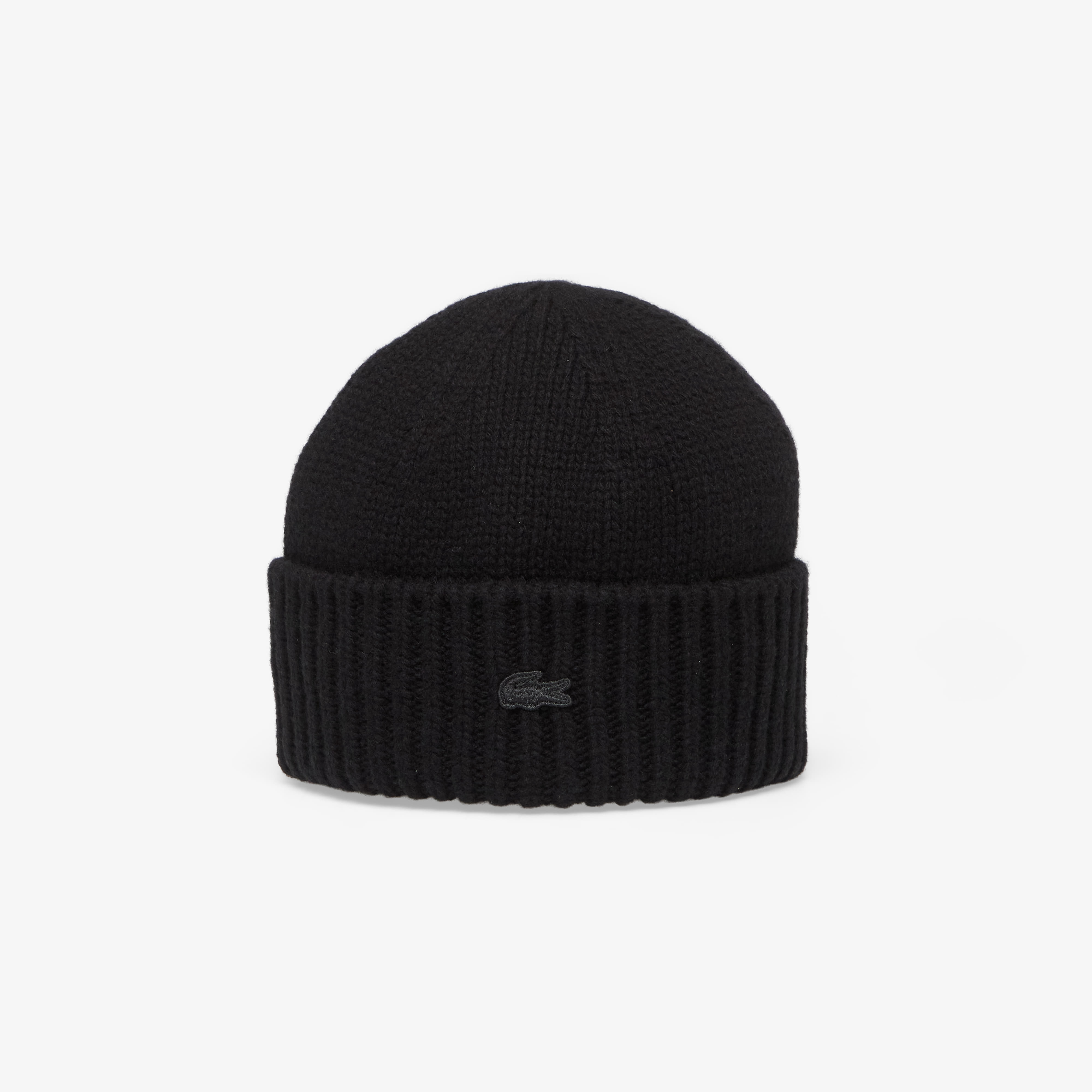 Шапка Lacoste Knitted Caps Black Universal