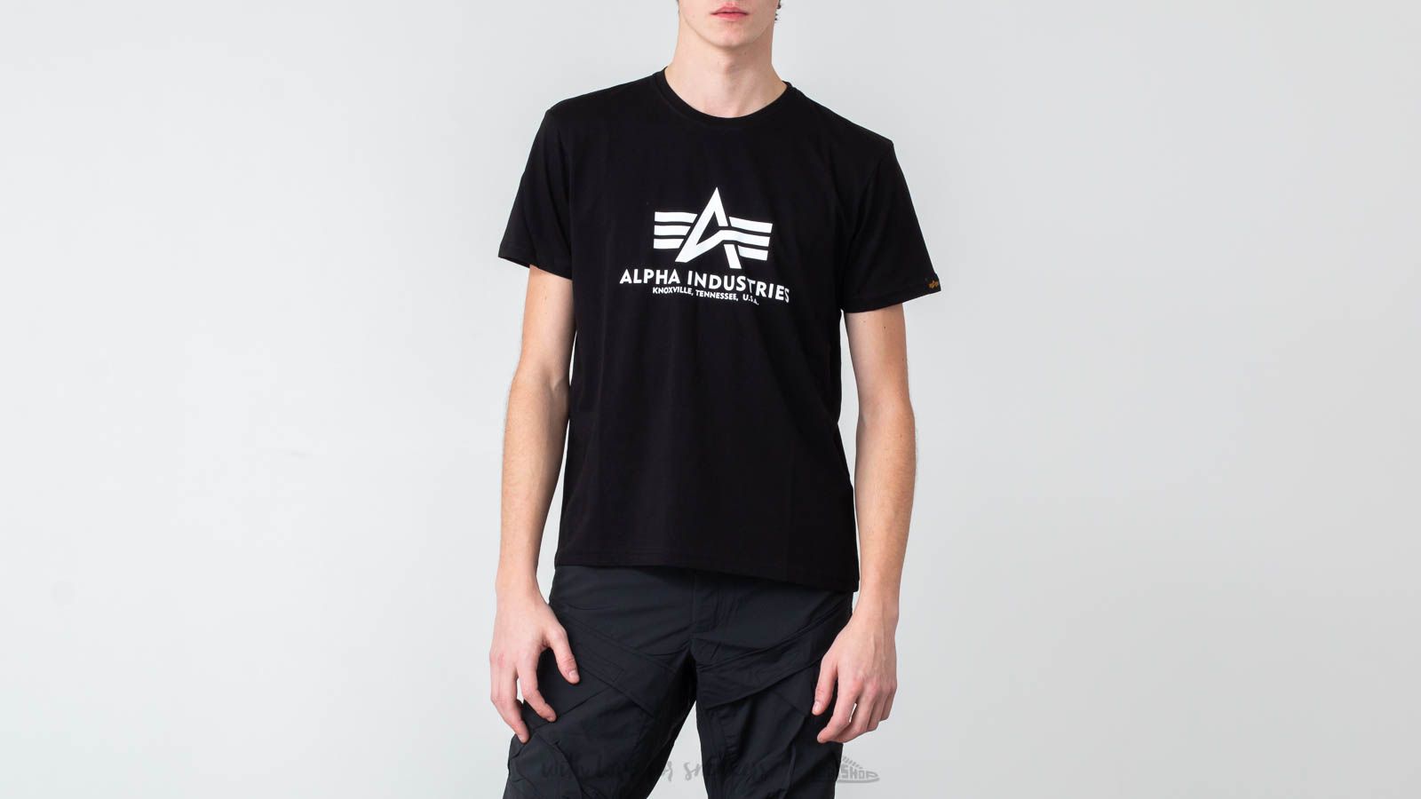 T-shirts Alpha Industries Basic Tee Black/ White