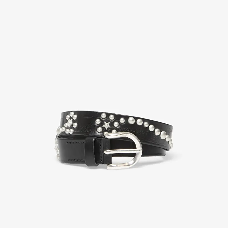 Pas OUR LEGACY Star Fall Belt Black Bridle