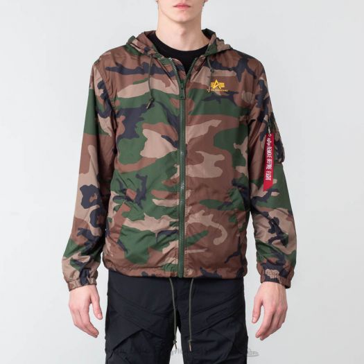 Alpha industries windbreaker camo on sale
