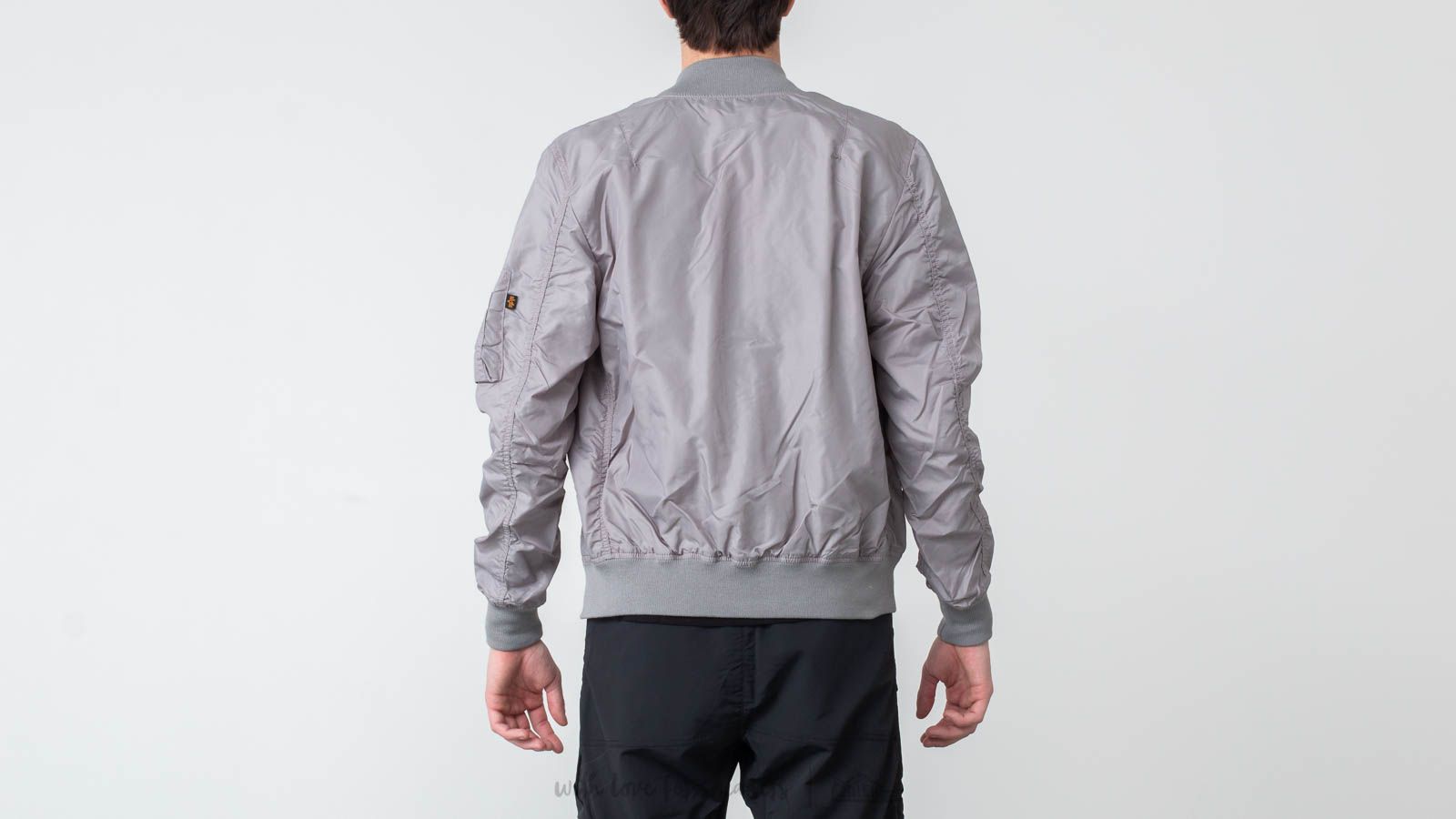 Bomber Jackets Alpha Industries MA-1 TT NASA Reversible II Silver