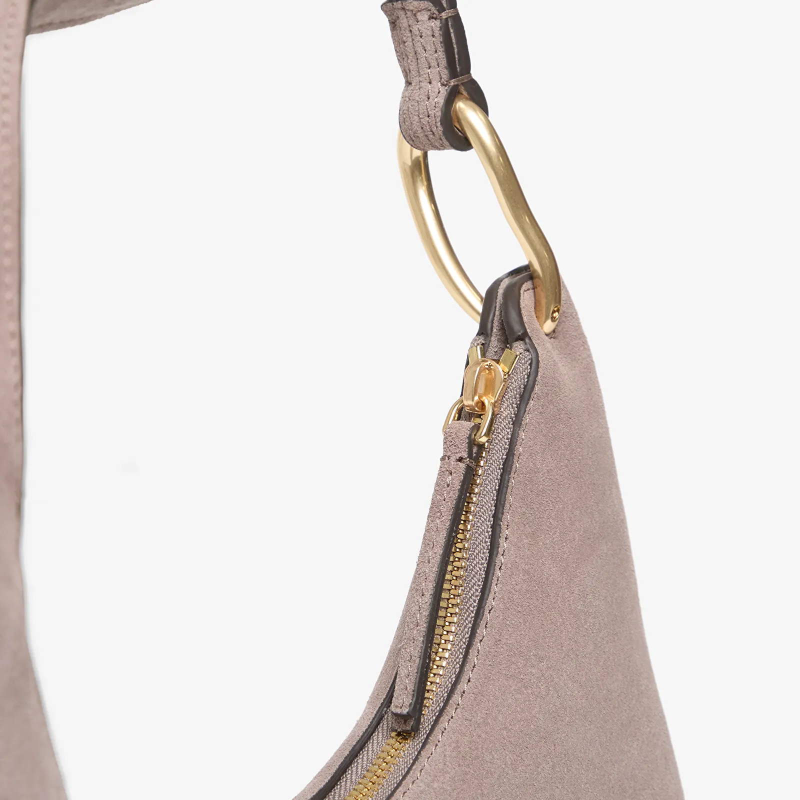 Kabelky Calvin Klein Slouchy Suede Should Brown