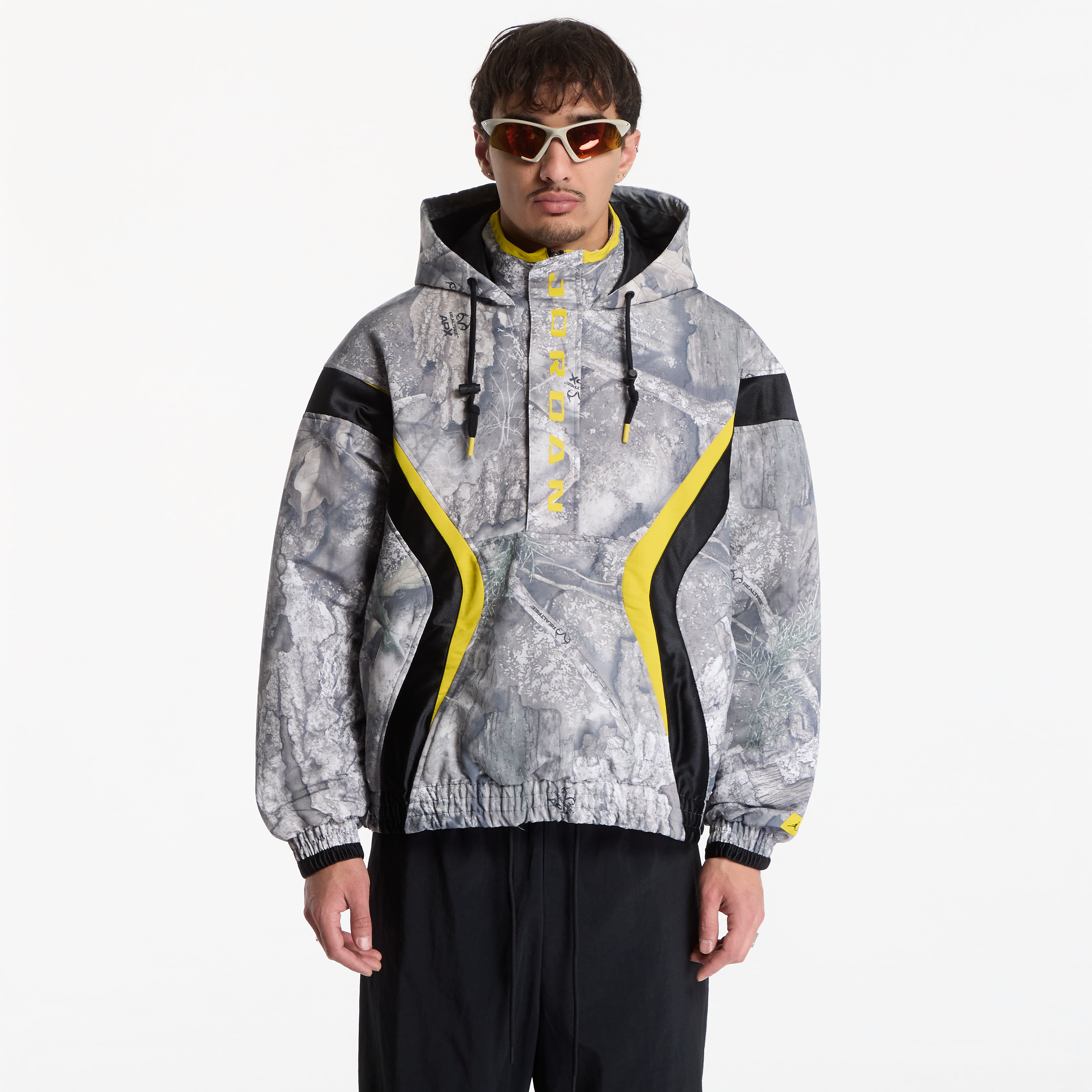 Bunda Jordan Brooklyn Realtree Jacket White/ Black/ Bright Citron S