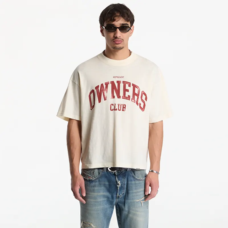 T-skjorte Represent Owners T-Shirt UNISEX Buttercream