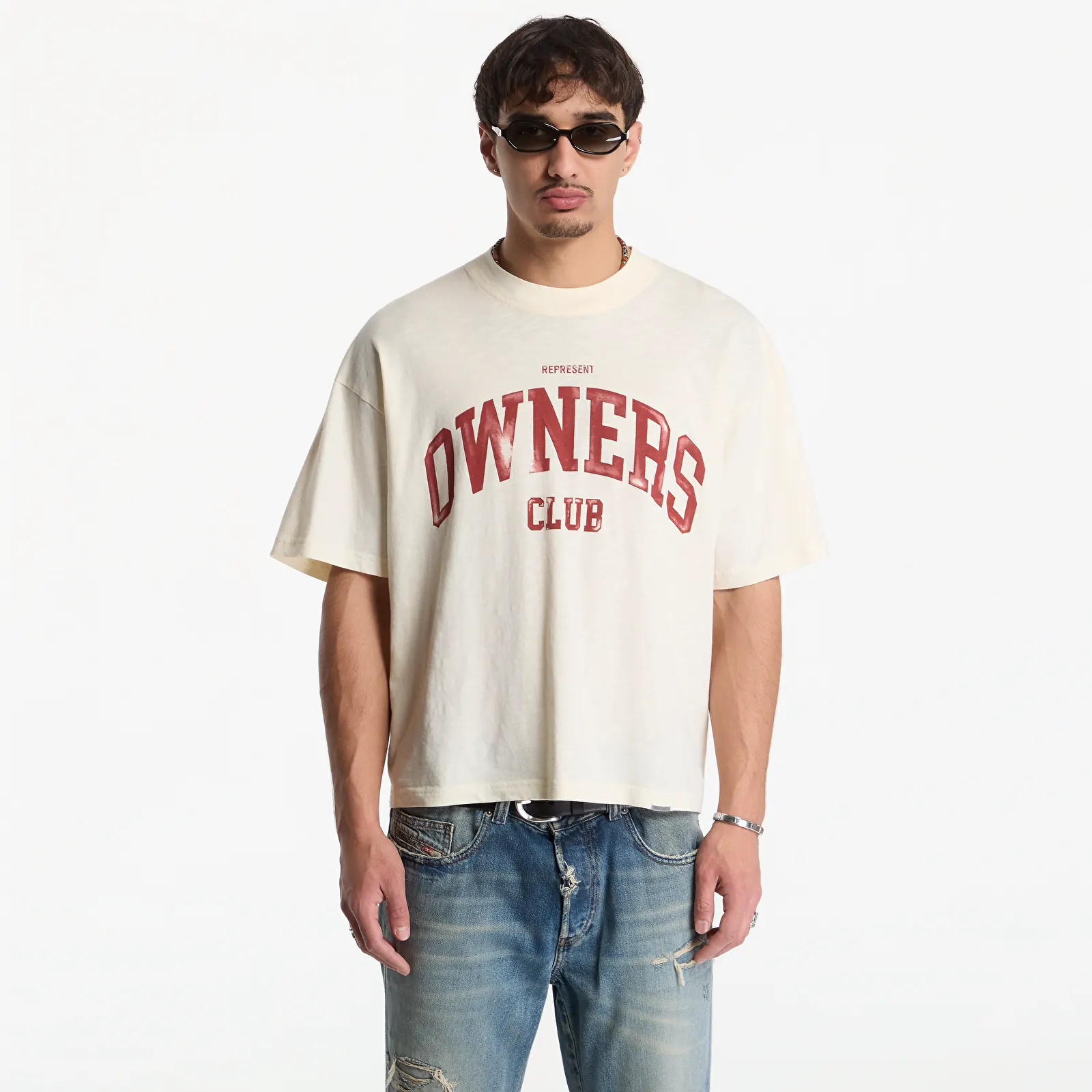 T-skjorter Represent Owners T-Shirt UNISEX Buttercream