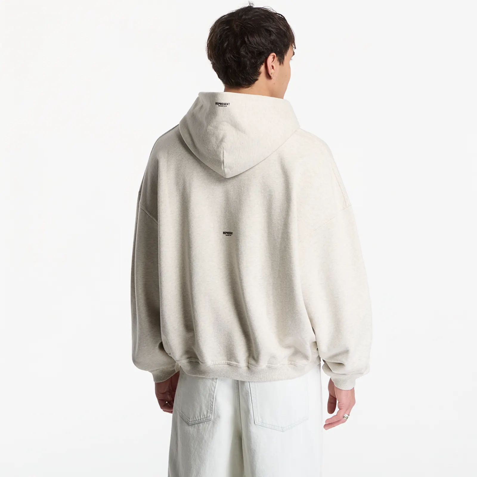 Sudaderas Represent Micro Owners Club Hoodie UNISEX Cream Marl