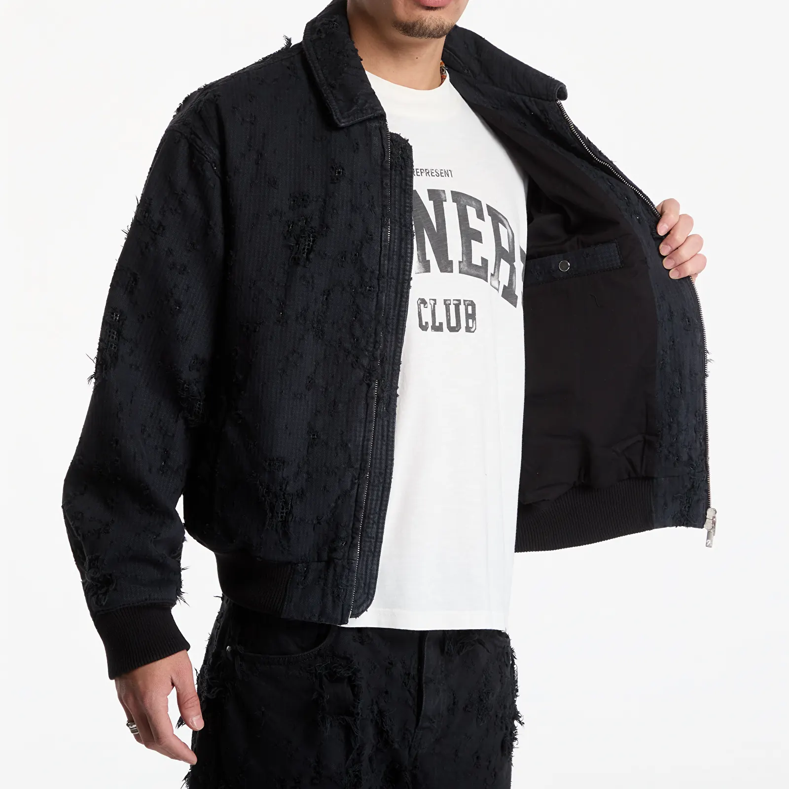Kabátok Represent Anarchy Jacket UNISEX Black