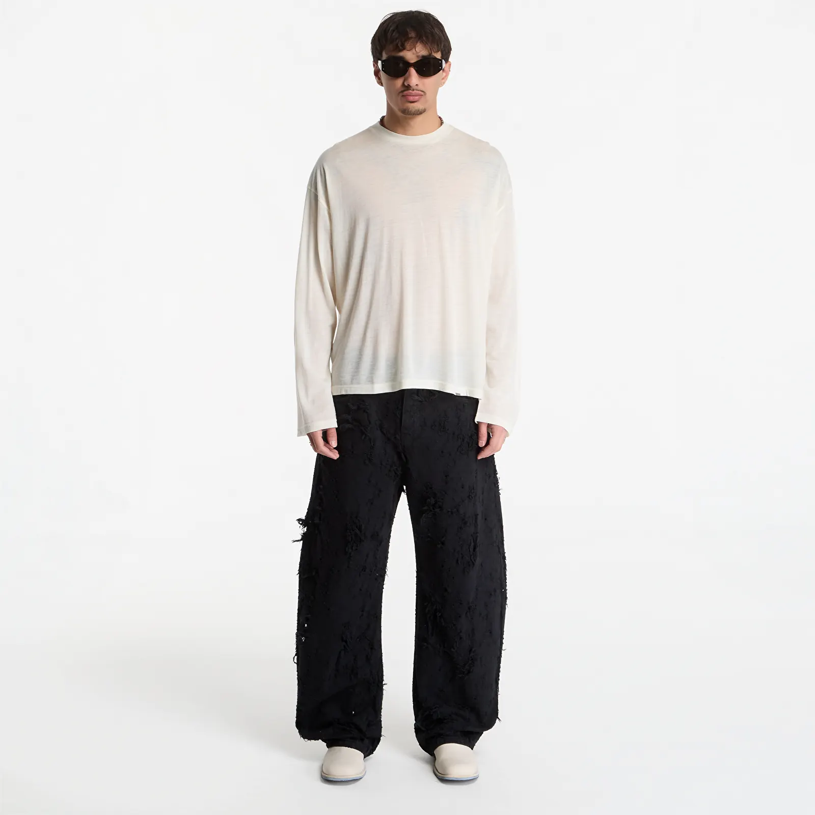 Jeansy Represent Anarchy Denim Vintage Black