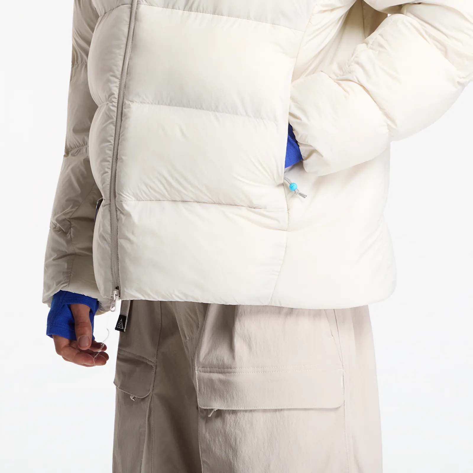 Vestes pour hommes Nike ACG Lunar Lake PrimaLoft® Therma-FIT ADV Loose Hooded Jacket Lt Orewood Brn/ Summit White