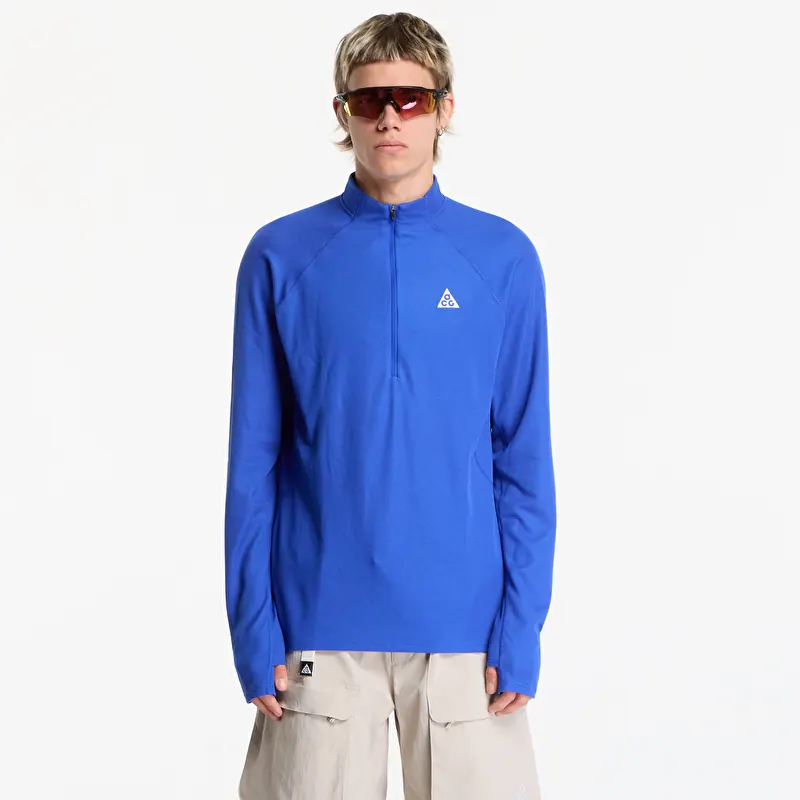 Футболка Nike ACG Dri-FIT Mid-Layer 1/4-Zip Trail Running Top Hyper Royal/ Hyper Royal/ Summit White