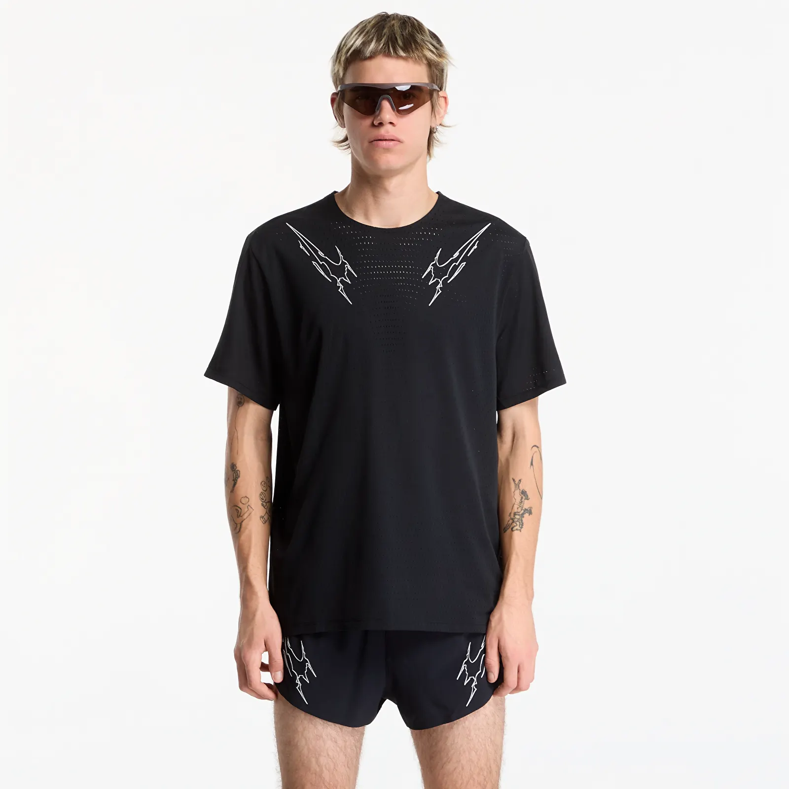 T-skjorter Nike AeroSwift Dri-FIT ADV Short-Sleeve Graphic Running Top Black