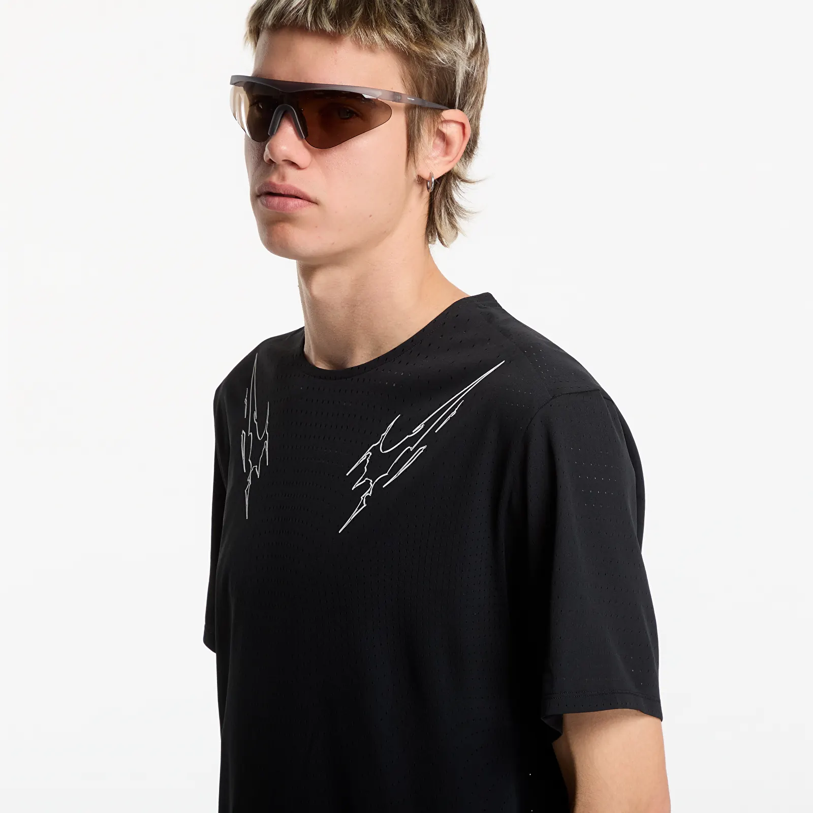 T-skjorter Nike AeroSwift Dri-FIT ADV Short-Sleeve Graphic Running Top Black