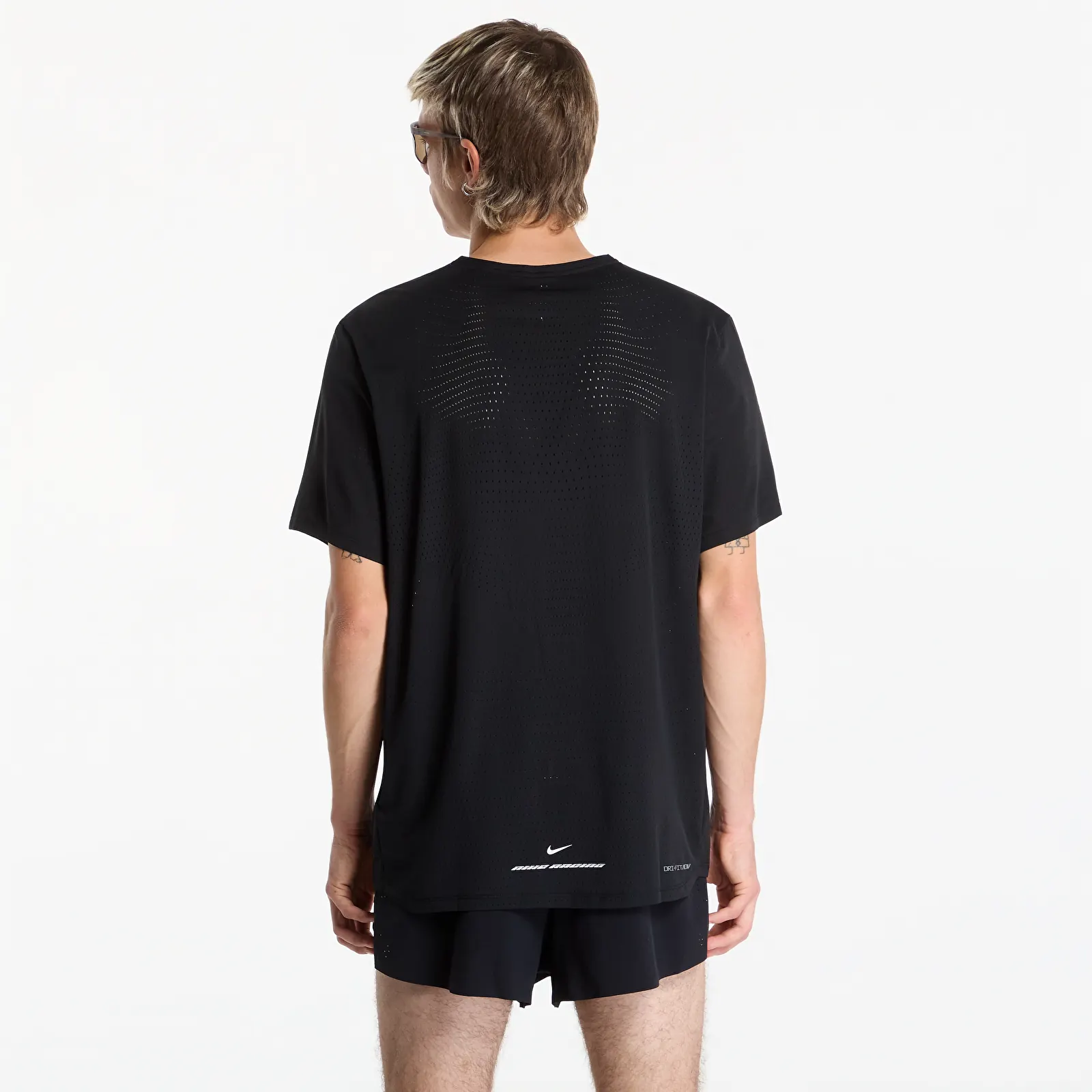 T-skjorter Nike AeroSwift Dri-FIT ADV Short-Sleeve Graphic Running Top Black