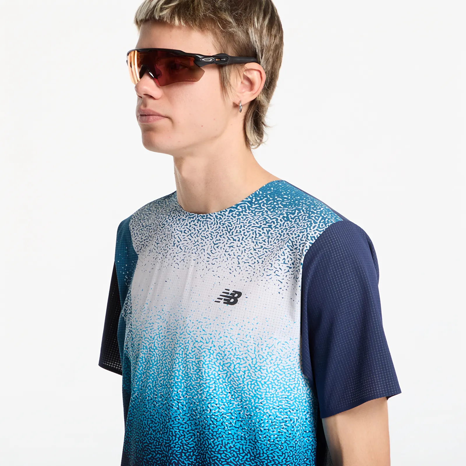 T-shirts  New Balance Race Day Ultra Light Printed T-Shirt Altitude/ Streamsong
