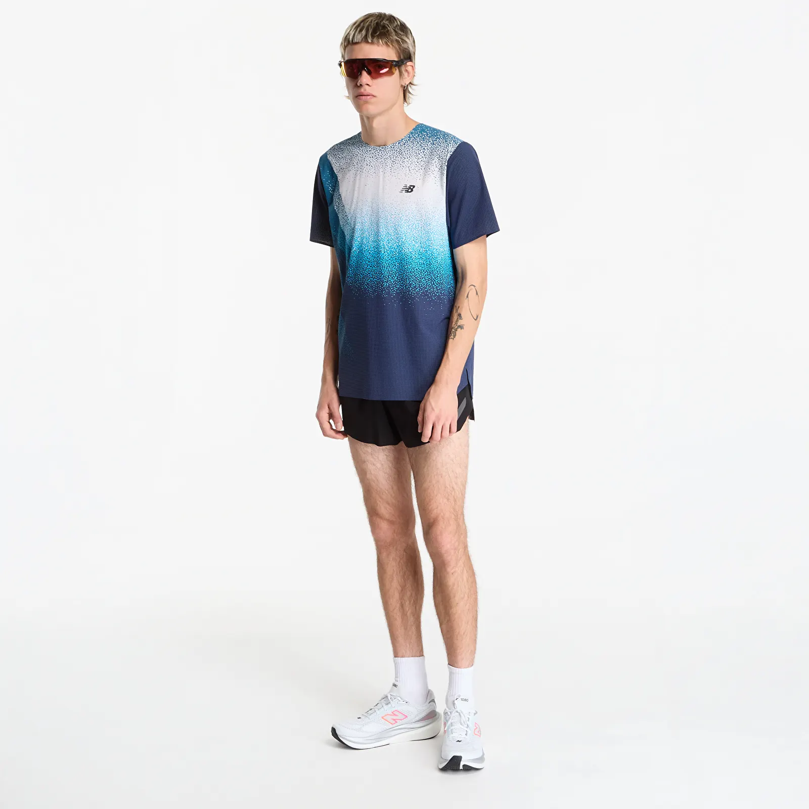 T-shirts  New Balance Race Day Ultra Light Printed T-Shirt Altitude/ Streamsong