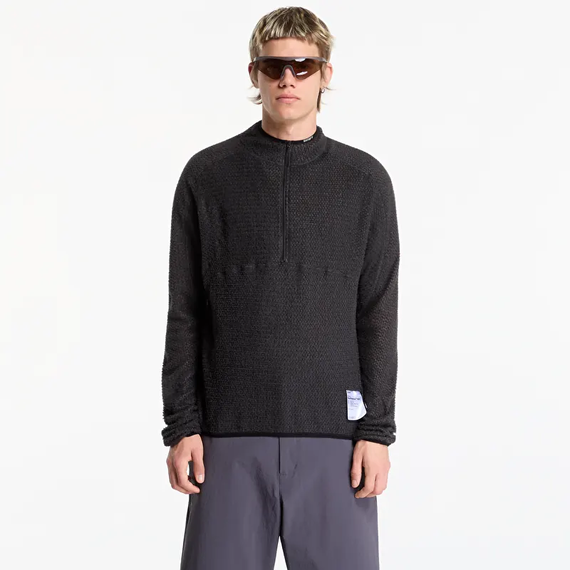 Sweatshirt Satisfy FuzzFleece AD Half-Zip Phantom