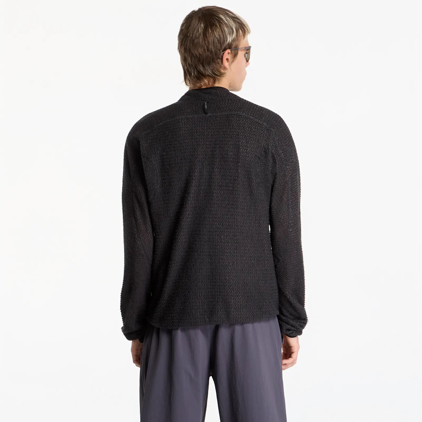 Džemperiai su gobtuvais ir džemperiai Satisfy FuzzFleece AD Half-Zip Phantom