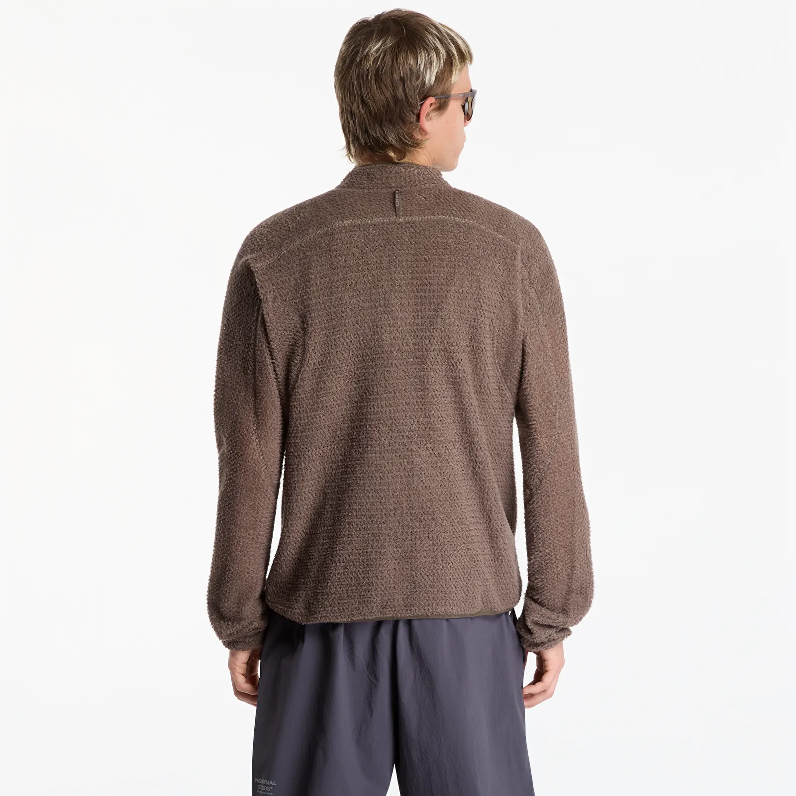 Džemperiai su gobtuvais ir džemperiai Satisfy FuzzFleece AD Half-Zip Falcon