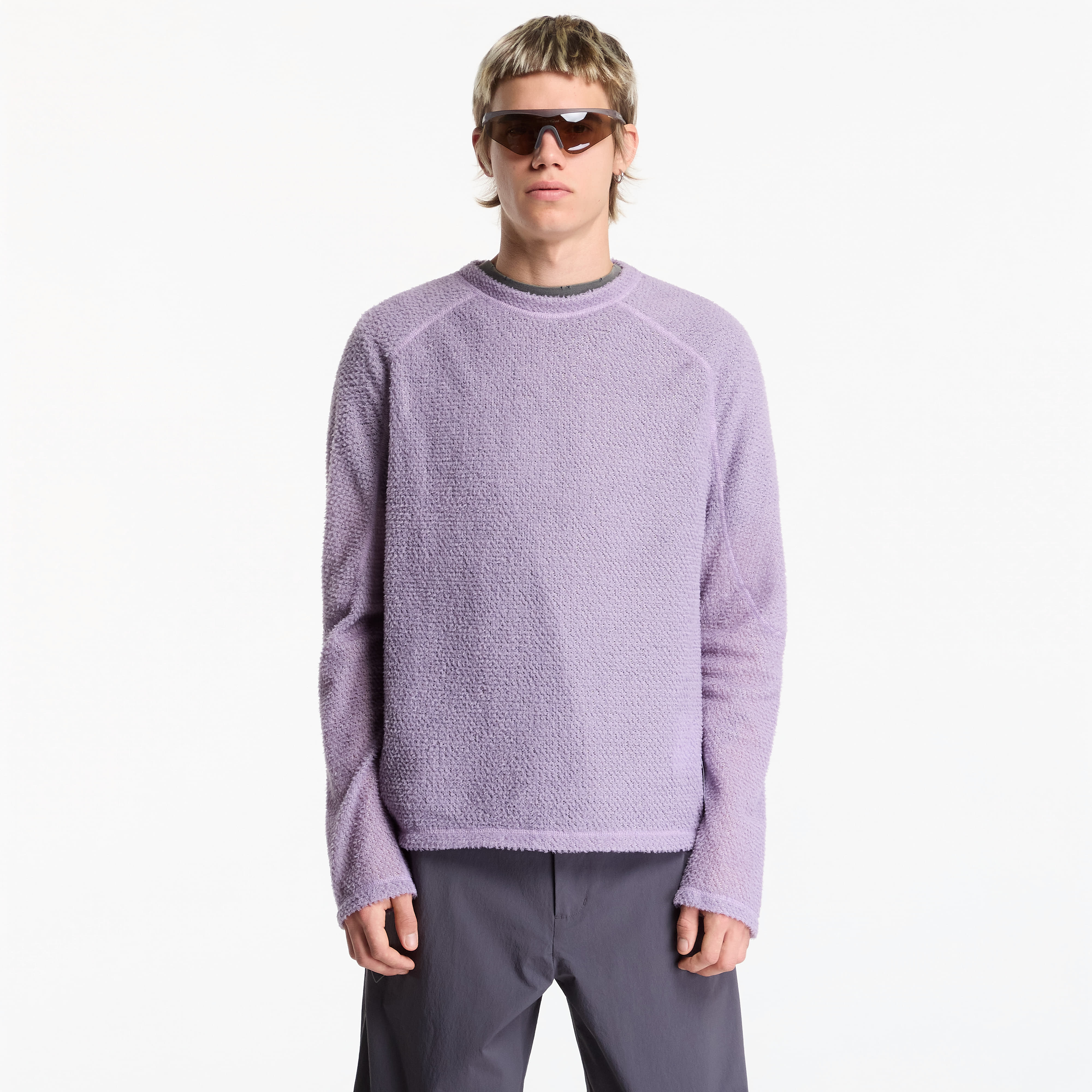 Тениска Satisfy FuzzFleece AD Long Tee Dusk 00 S