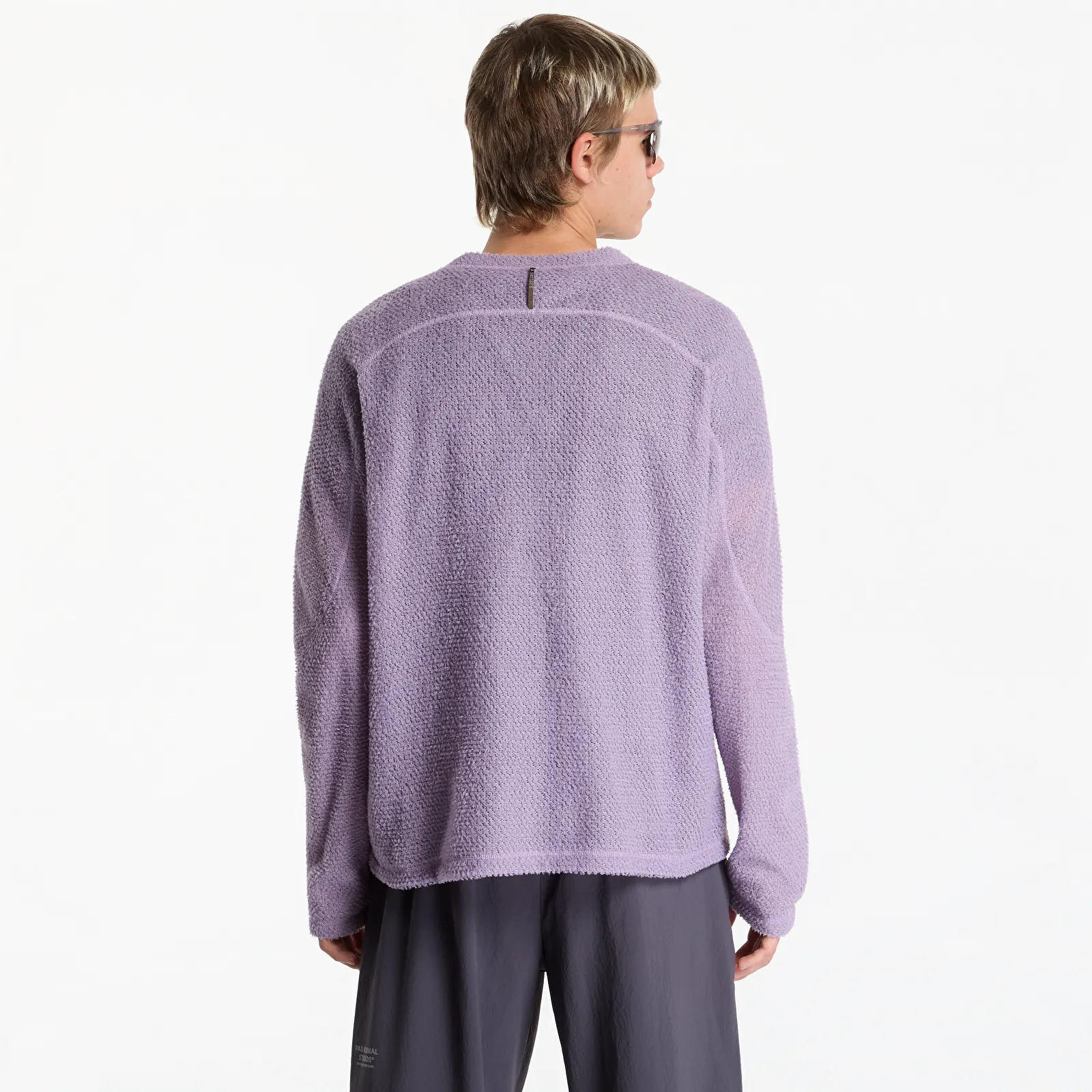 Vyriški marškinėliai Satisfy FuzzFleece AD Long Tee Dusk 00