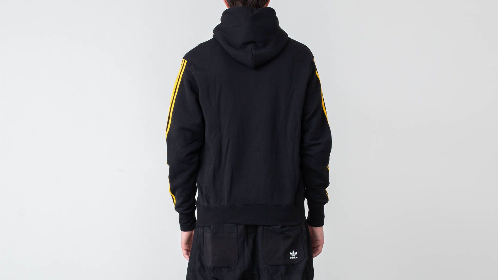 Kapucnis pulóverek és pulcsik adidas Ft Bball Hoodie Black/ Bogold