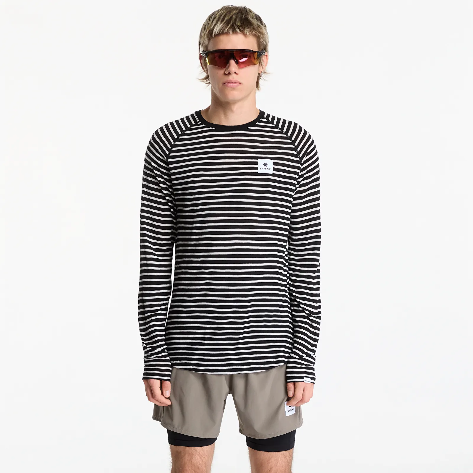Тениски SAYSKY Merino 165 Base Layer Long Sleeve Stripes