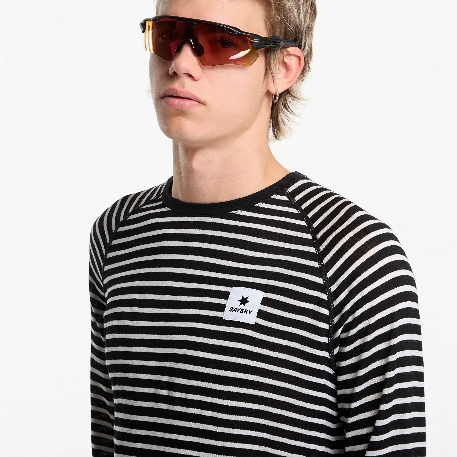 Тениски SAYSKY Merino 165 Base Layer Long Sleeve Stripes