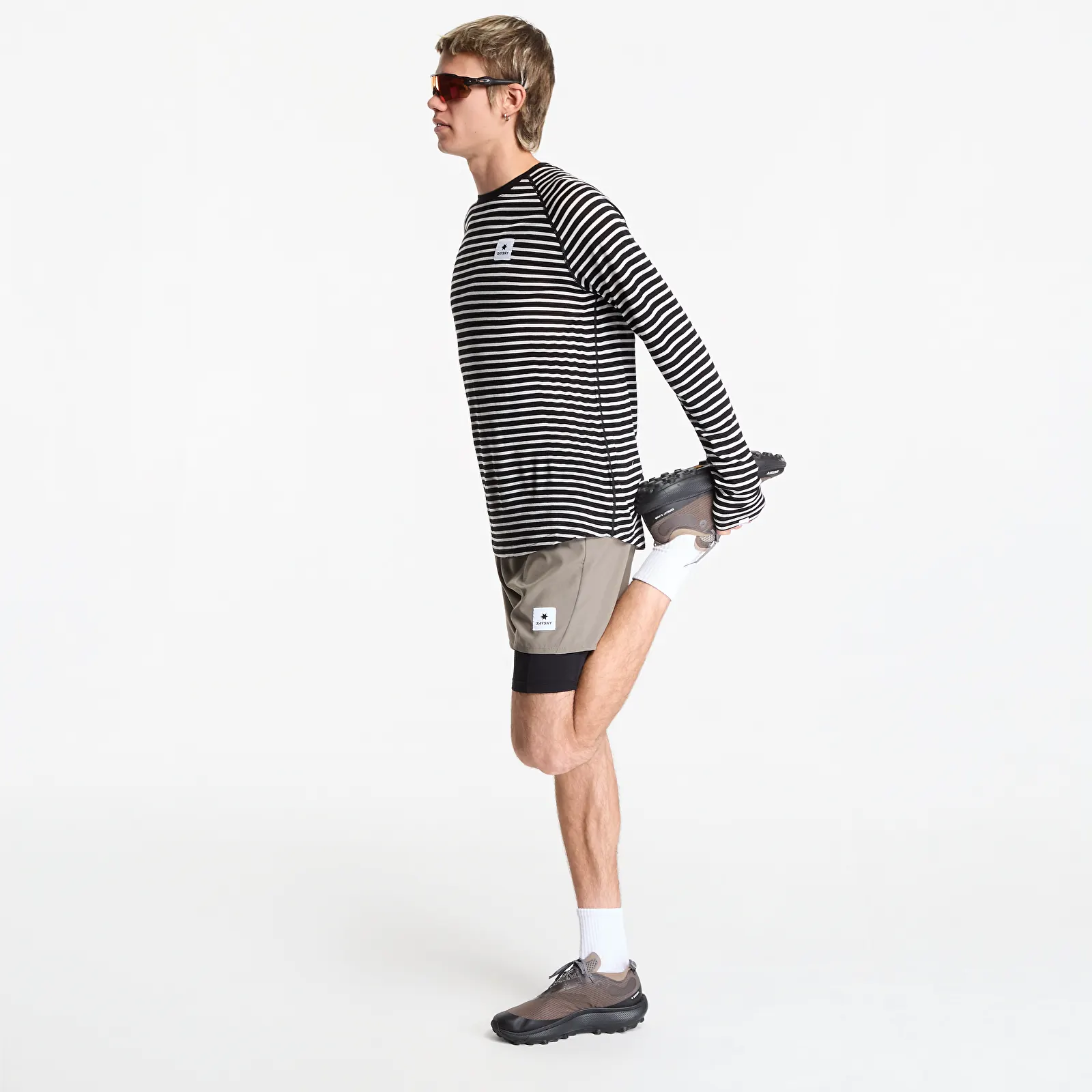 Тениски SAYSKY Merino 165 Base Layer Long Sleeve Stripes