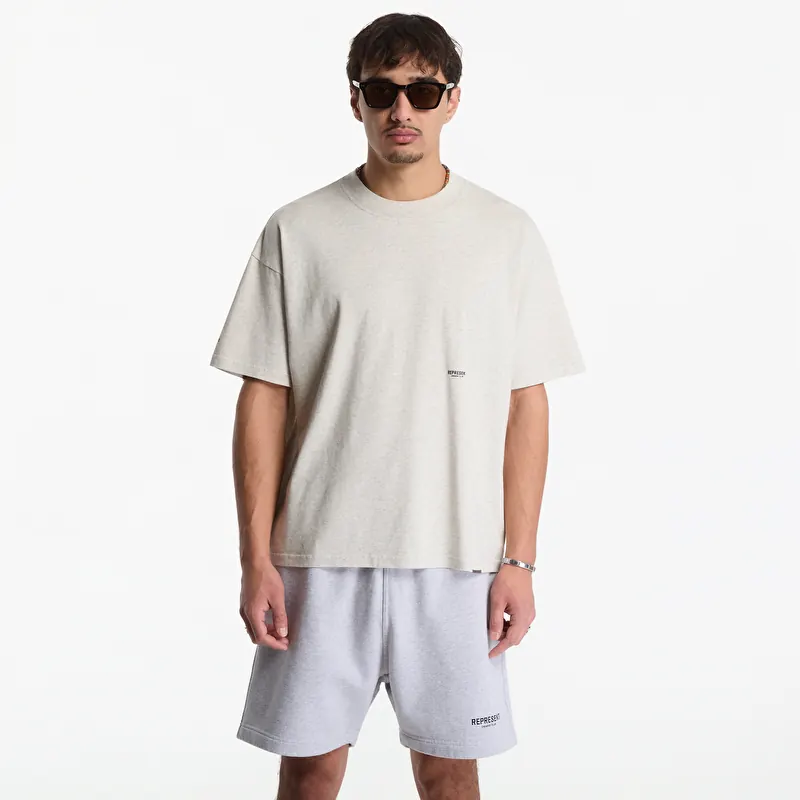 Póló Represent Micro Owners Club T-Shirt UNISEX Cream Marl