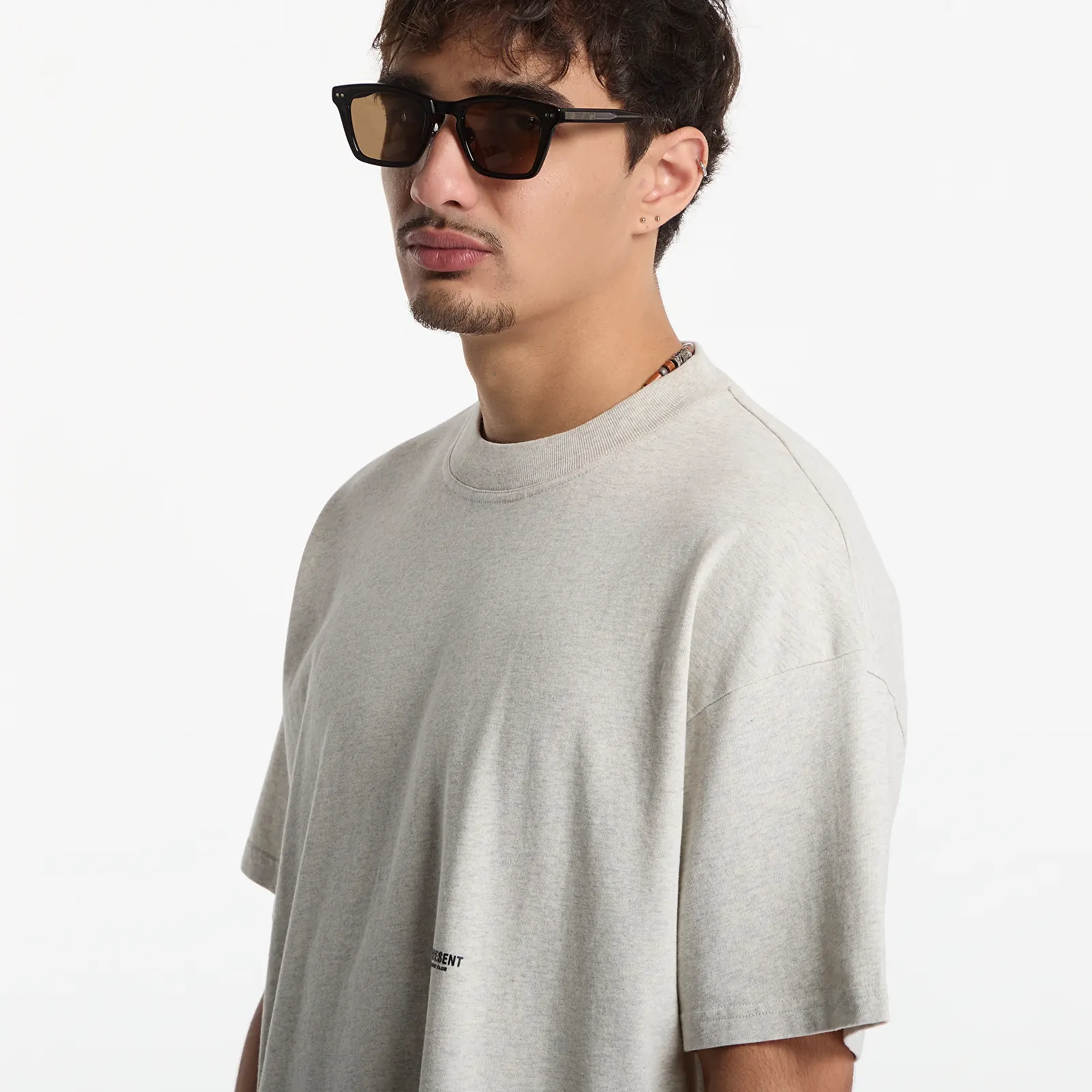 Koszulki Represent Micro Owners Club T-Shirt UNISEX Cream Marl