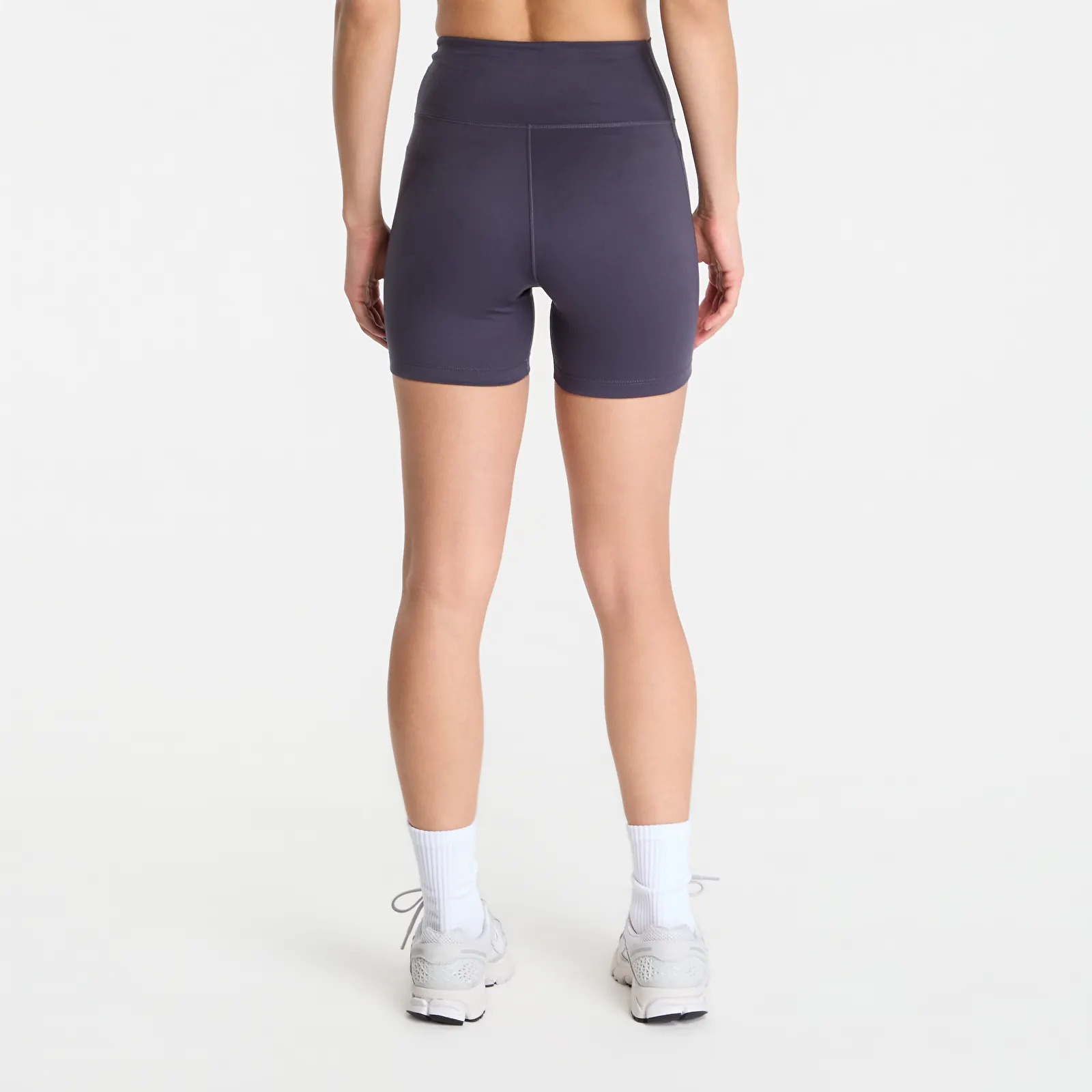 Shorts Nike One High-Waisted 5 Biker Shorts Gridiron/ White