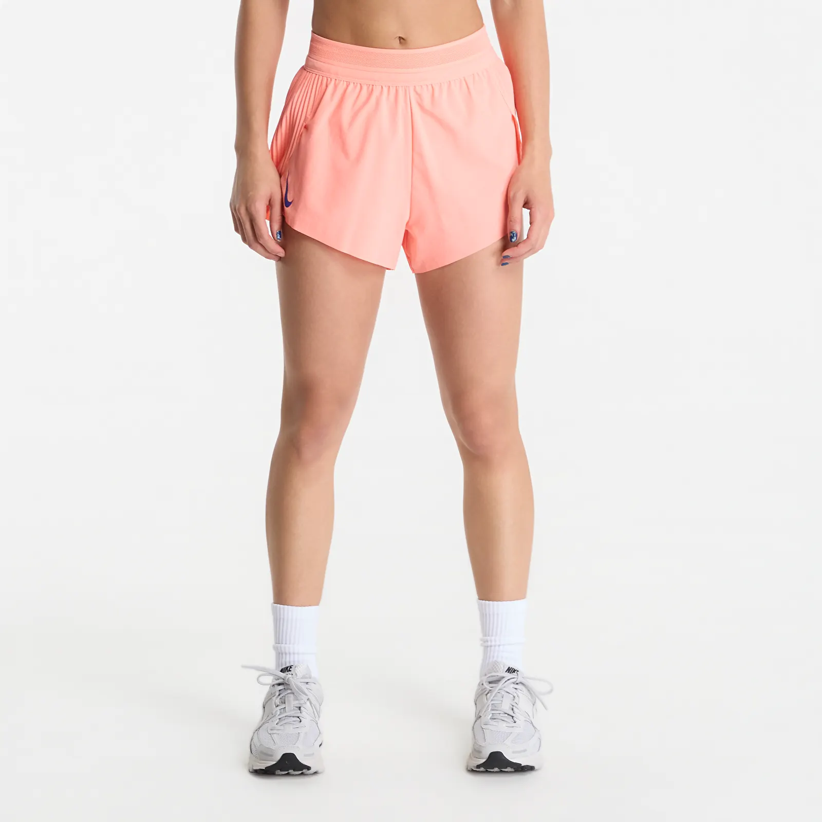 Kurzhosen Nike AeroSwift Dri-FIT ADV Mid-Rise 3 Brief-Lined Running Shorts Atomic Pink/ Black/ White/ Old Royal