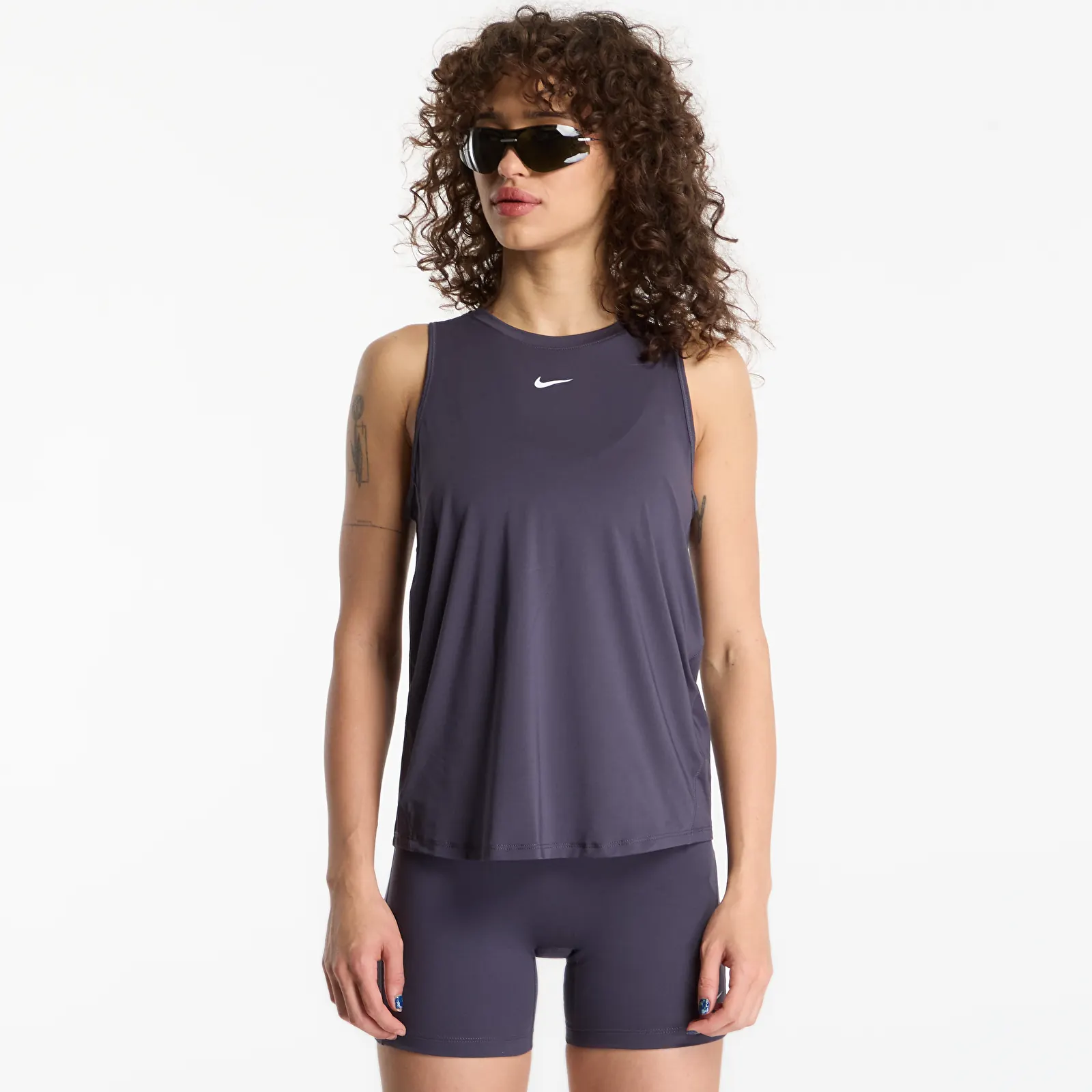 Майки Nike One Classic Dri-FIT Tank Top Gridiron/ White