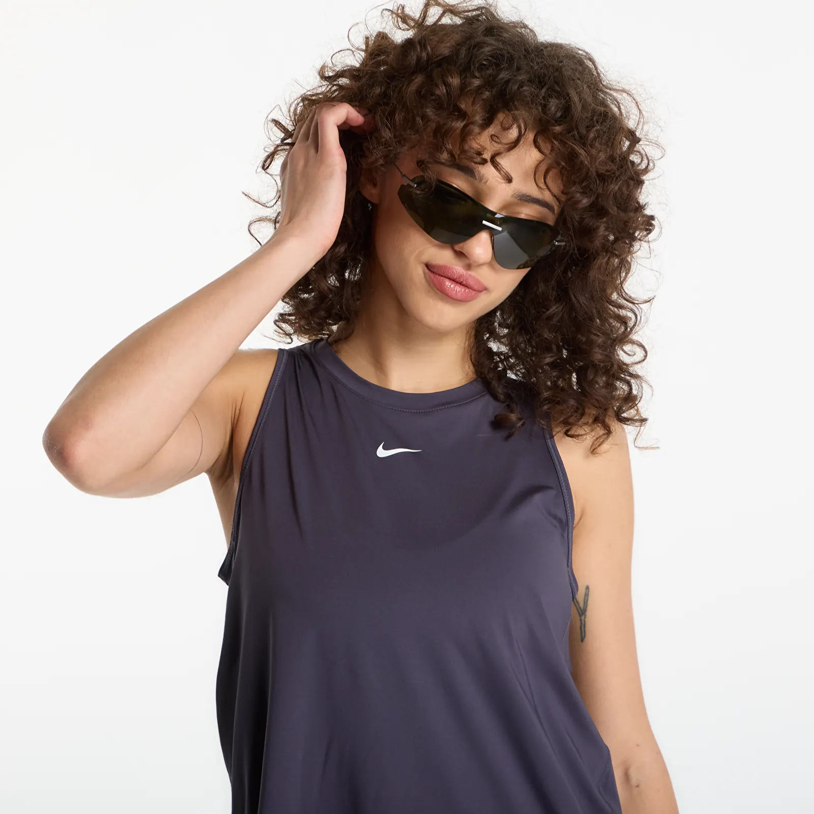 Майки Nike One Classic Dri-FIT Tank Top Gridiron/ White