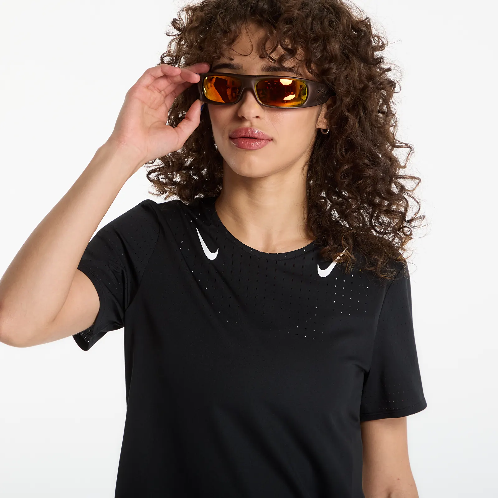 T-shirts Nike AeroSwift Dri-FIT ADV Running Top Black/ White