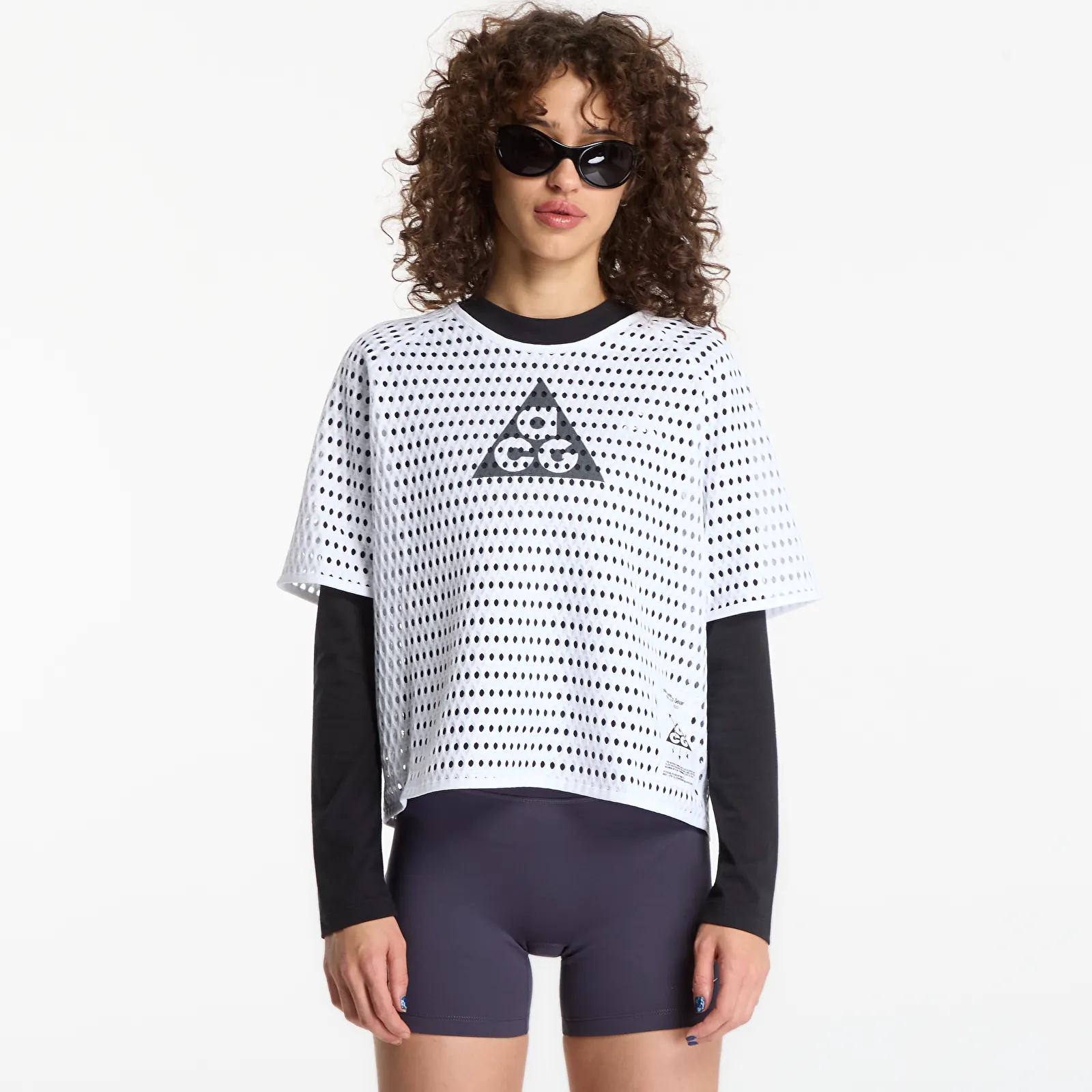 Футболки Nike ACG Radical AirFlow Dri-FIT Short-Sleeve Trail Running Top White/ Anthracite