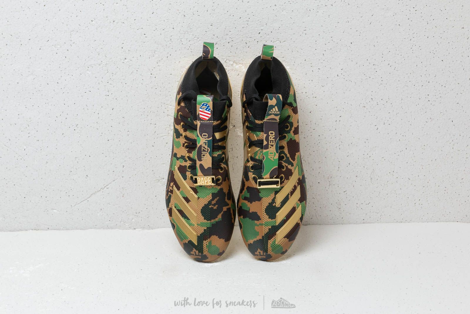 Men s shoes adidas x BAPE adizero 8.0 Supplier Colour Gold Metallic Ftwr White Footshop