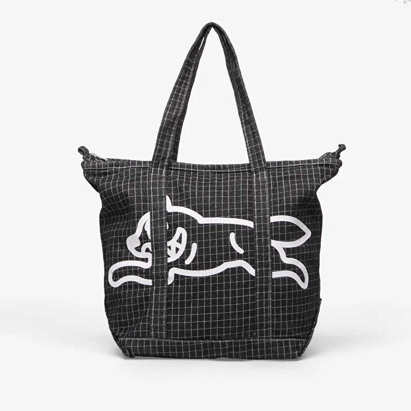 Tas Billionaire Boys Club Icecream Running Dog Ripstop Denim Tote Bag Black
