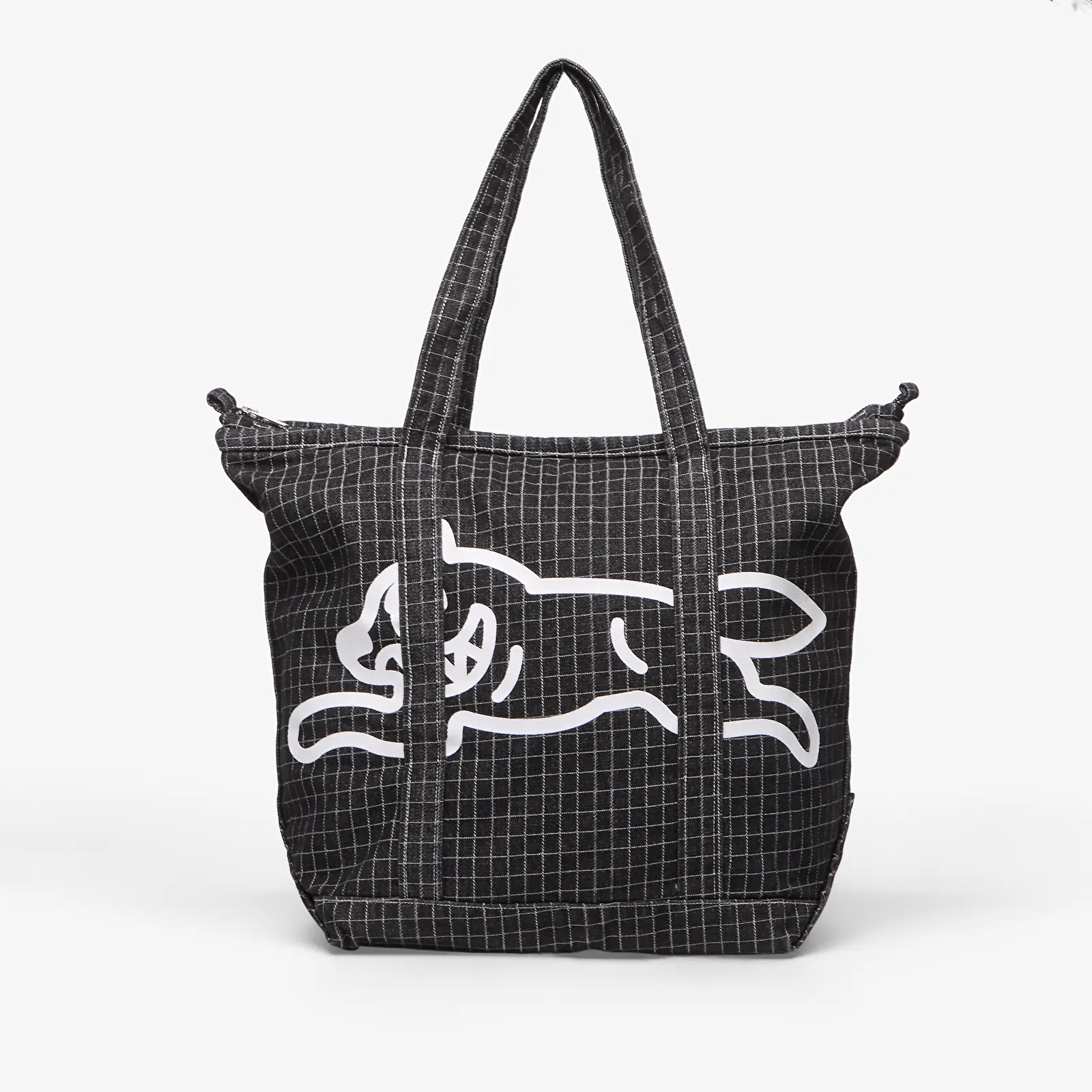 Tašky přes rameno Billionaire Boys Club Icecream Running Dog Ripstop Denim Tote Bag Black