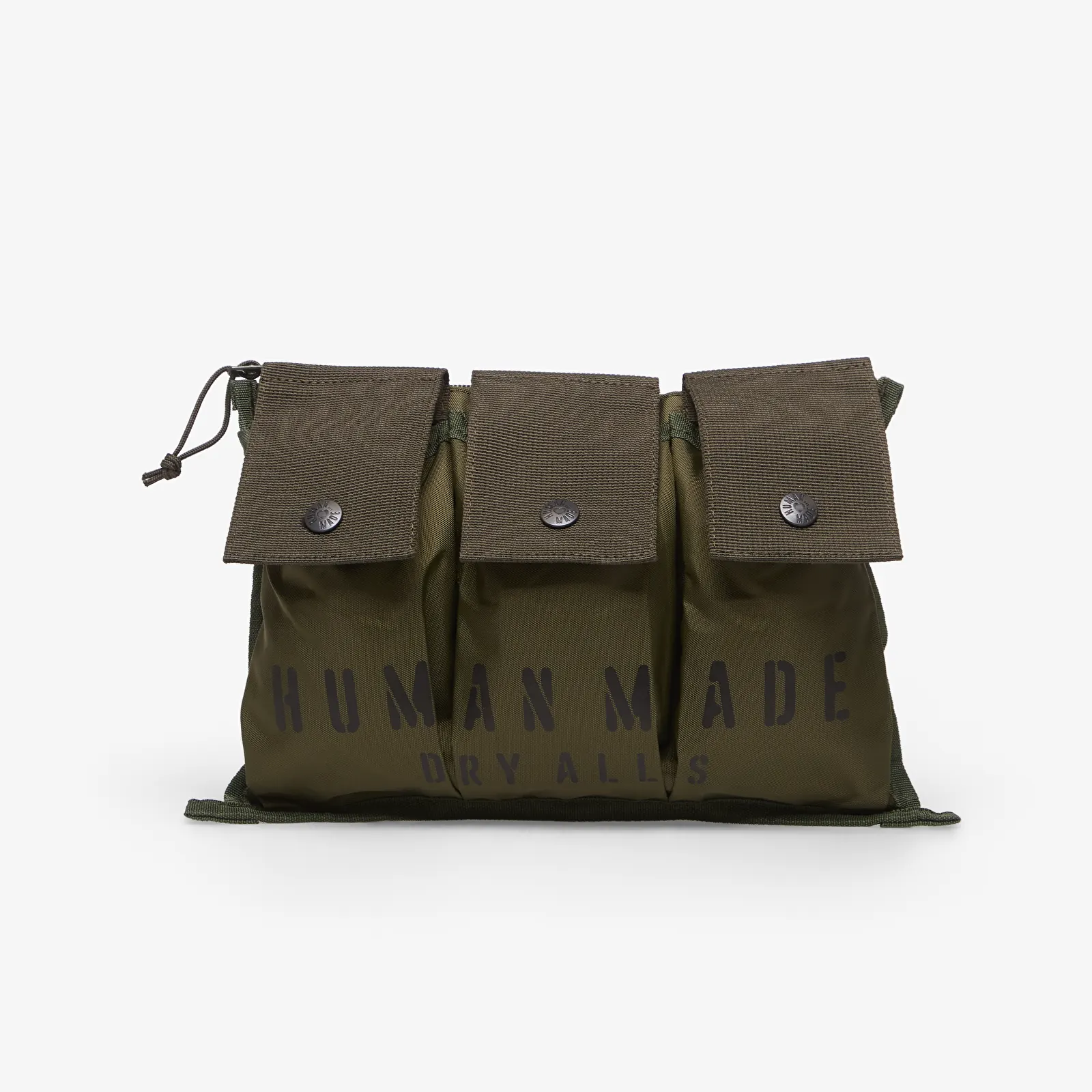 Ristilaukut Human Made Military Pouch3 Olive Drab